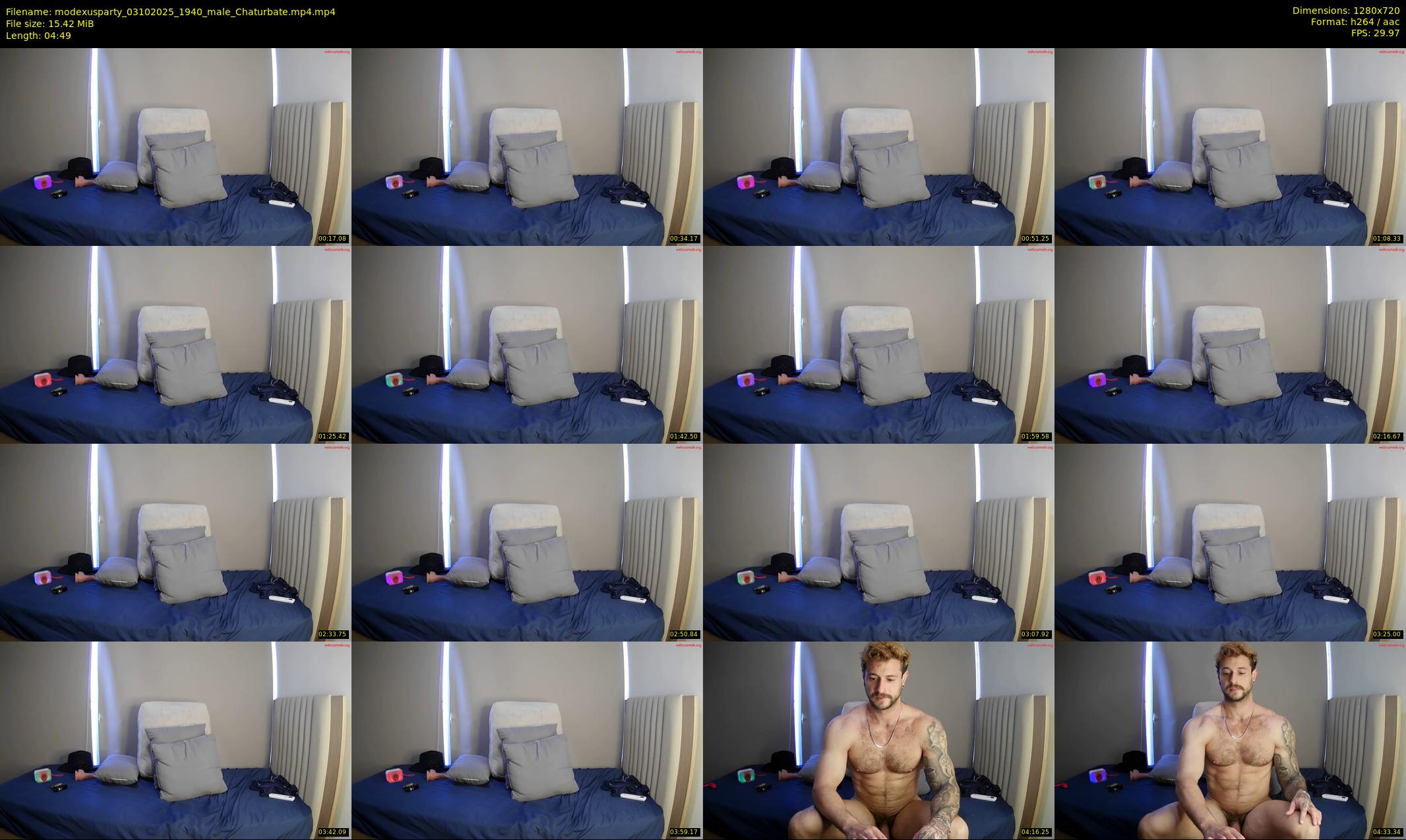 modexusparty — 5 minute Chaturbate male cam show recording, 720p, Oct 3, 2025