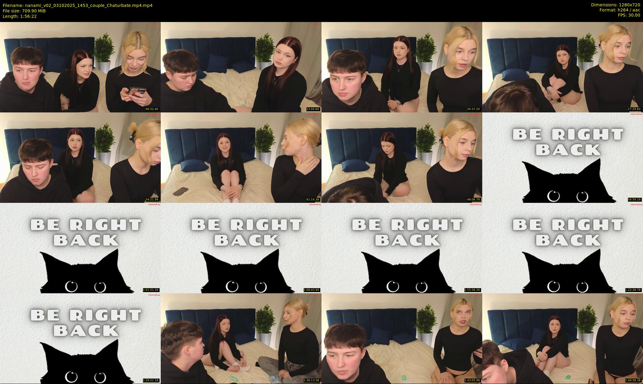 nanami_v02 — 117 minute Chaturbate couple cam show recording, 720p, Oct 3, 2025