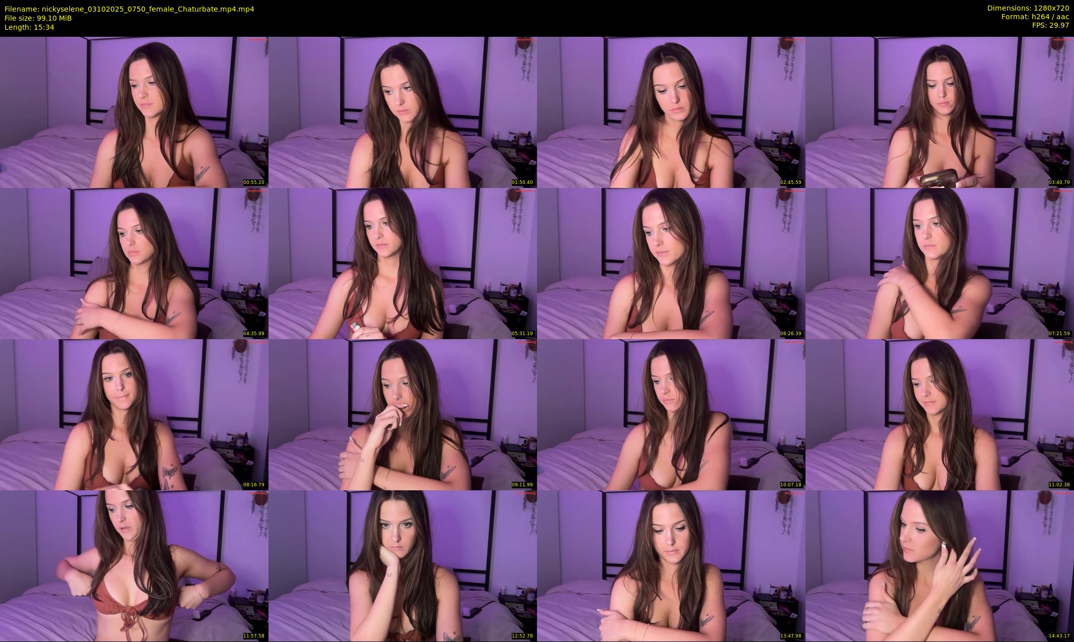 nickyselene — 16 minute Chaturbate female cam show recording, 720p, Oct 3, 2025