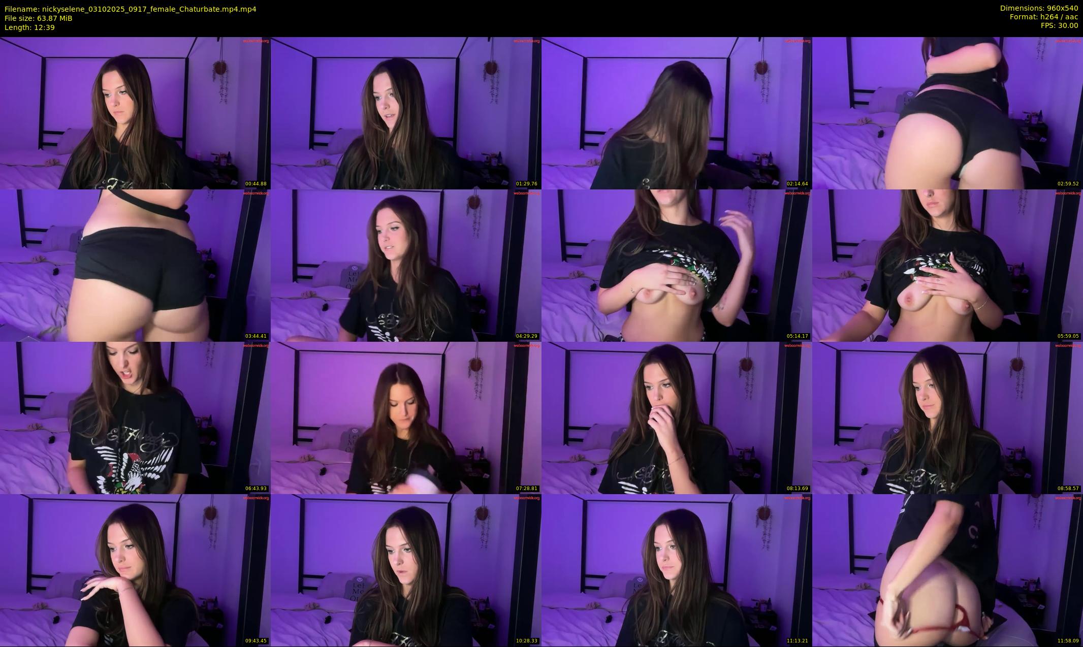 nickyselene — 13 minute Chaturbate female cam show recording, 480p, Oct 3, 2025