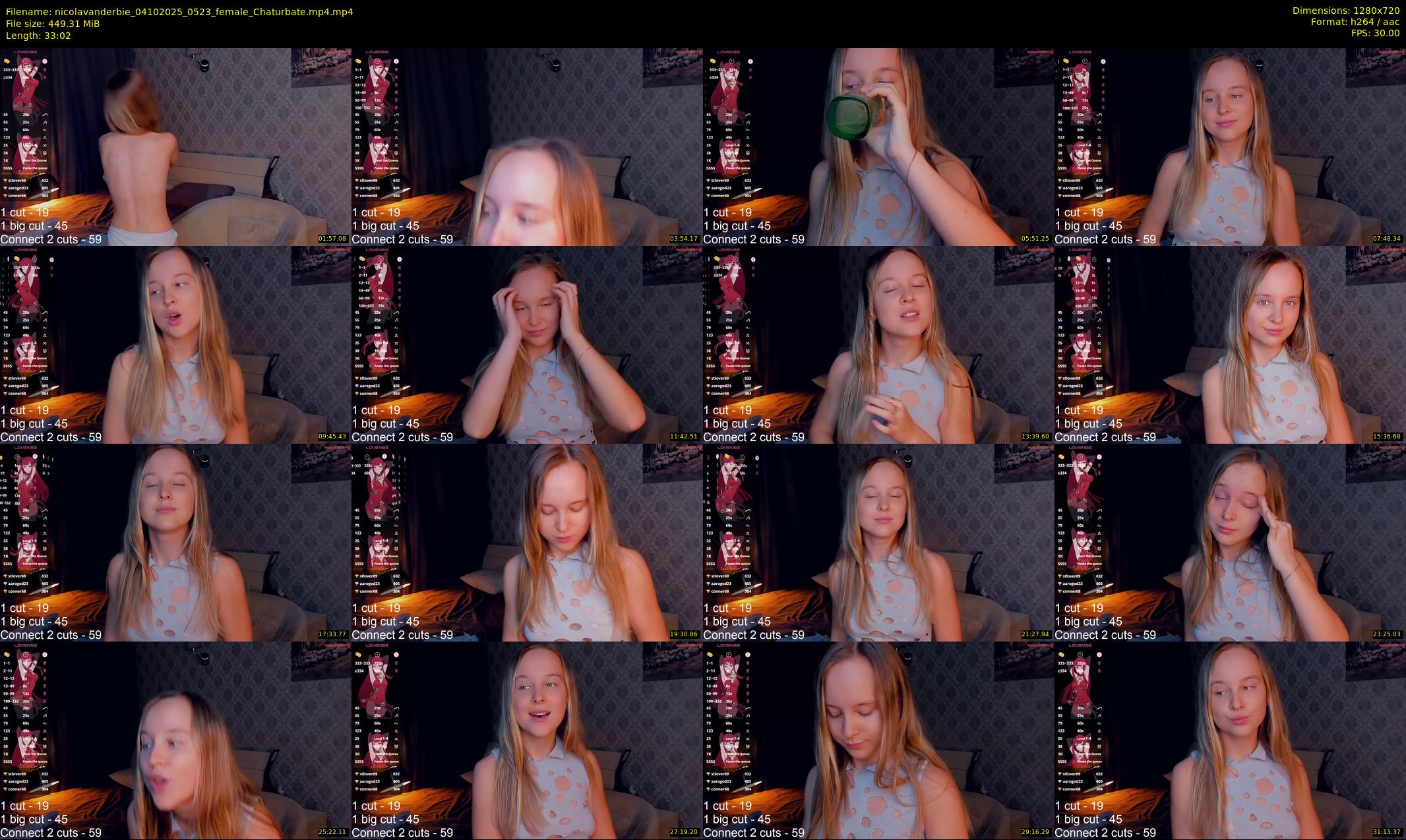 nicolavanderbie — 34 minute Chaturbate female cam show recording, 720p, Oct 4, 2025