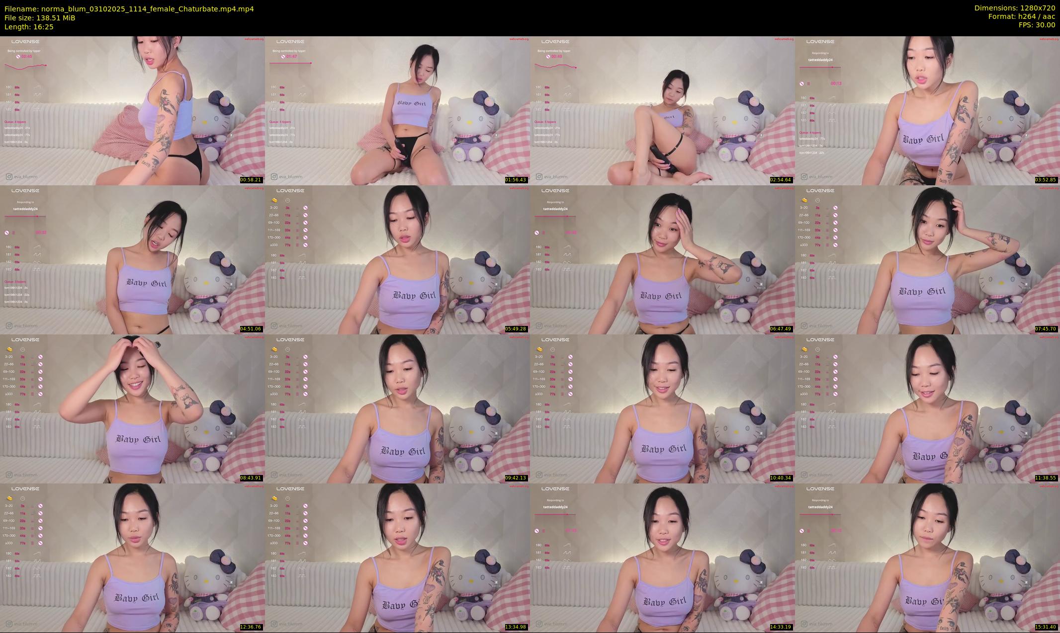 norma_blum — 17 minute Chaturbate female cam show recording, 720p, Oct 3, 2025