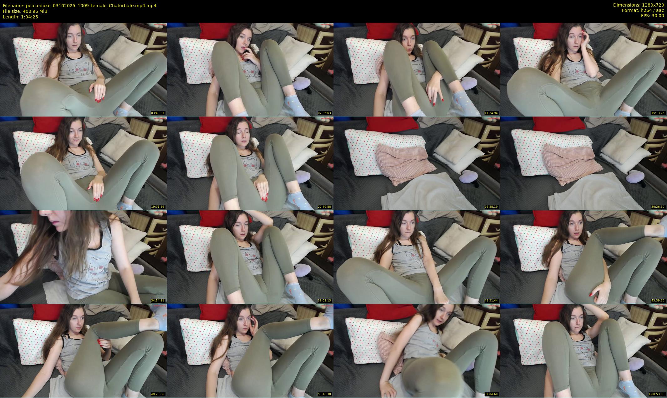 peaceduke — 65 minute Chaturbate female cam show recording, 720p, Oct 3, 2025