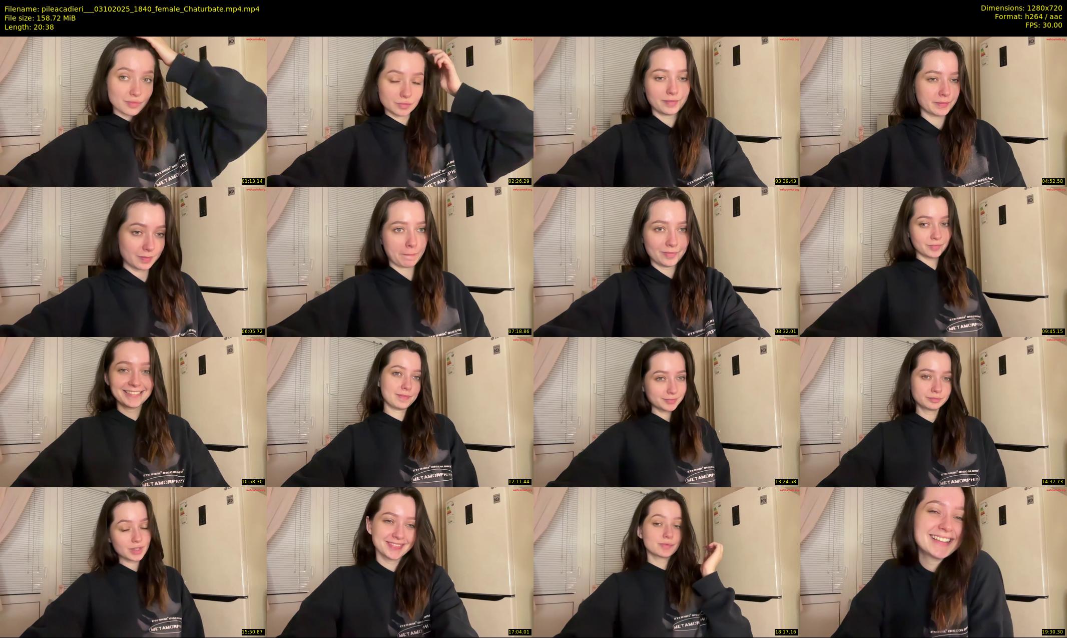 pileacadieri__ — 21 minute Chaturbate female cam show recording, 720p, Oct 3, 2025