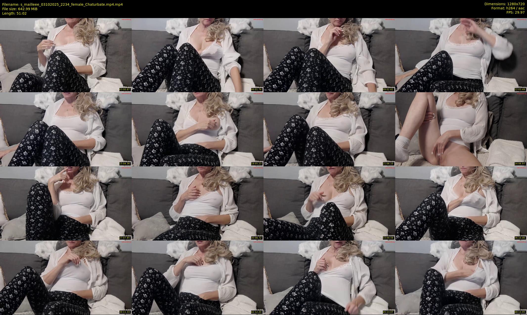 s_mailleee — 52 minute Chaturbate female cam show recording, 720p, Oct 3, 2025