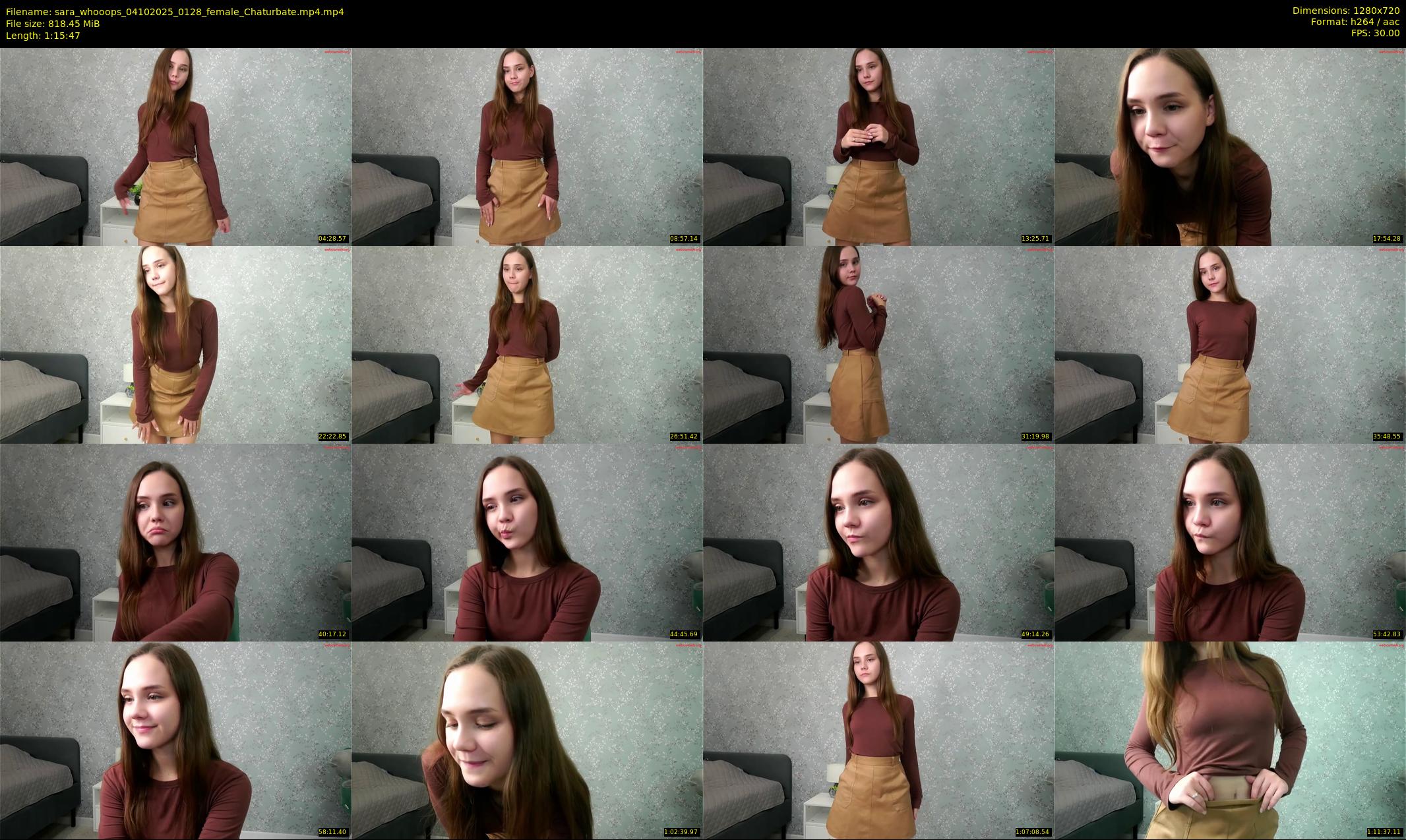 sara_whooops — 76 minute Chaturbate female cam show recording, 720p, Oct 4, 2025