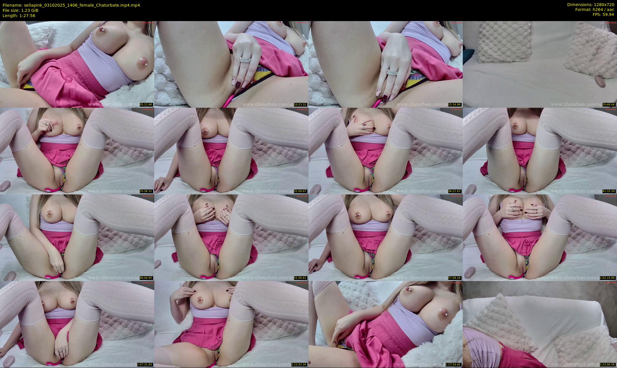 sellapink — 88 minute Chaturbate female cam show recording, 720p, Oct 3, 2025