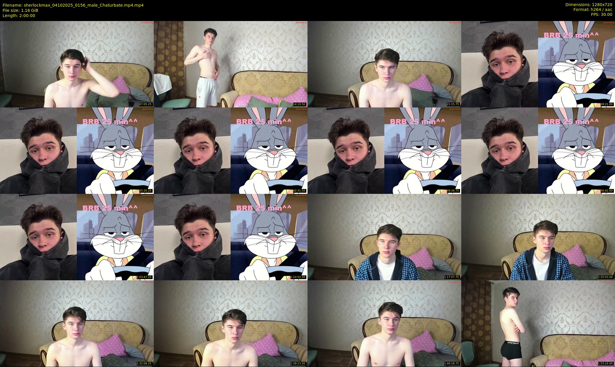 sherlockmax — 120 minute Chaturbate male cam show recording, 720p, Oct 4, 2025