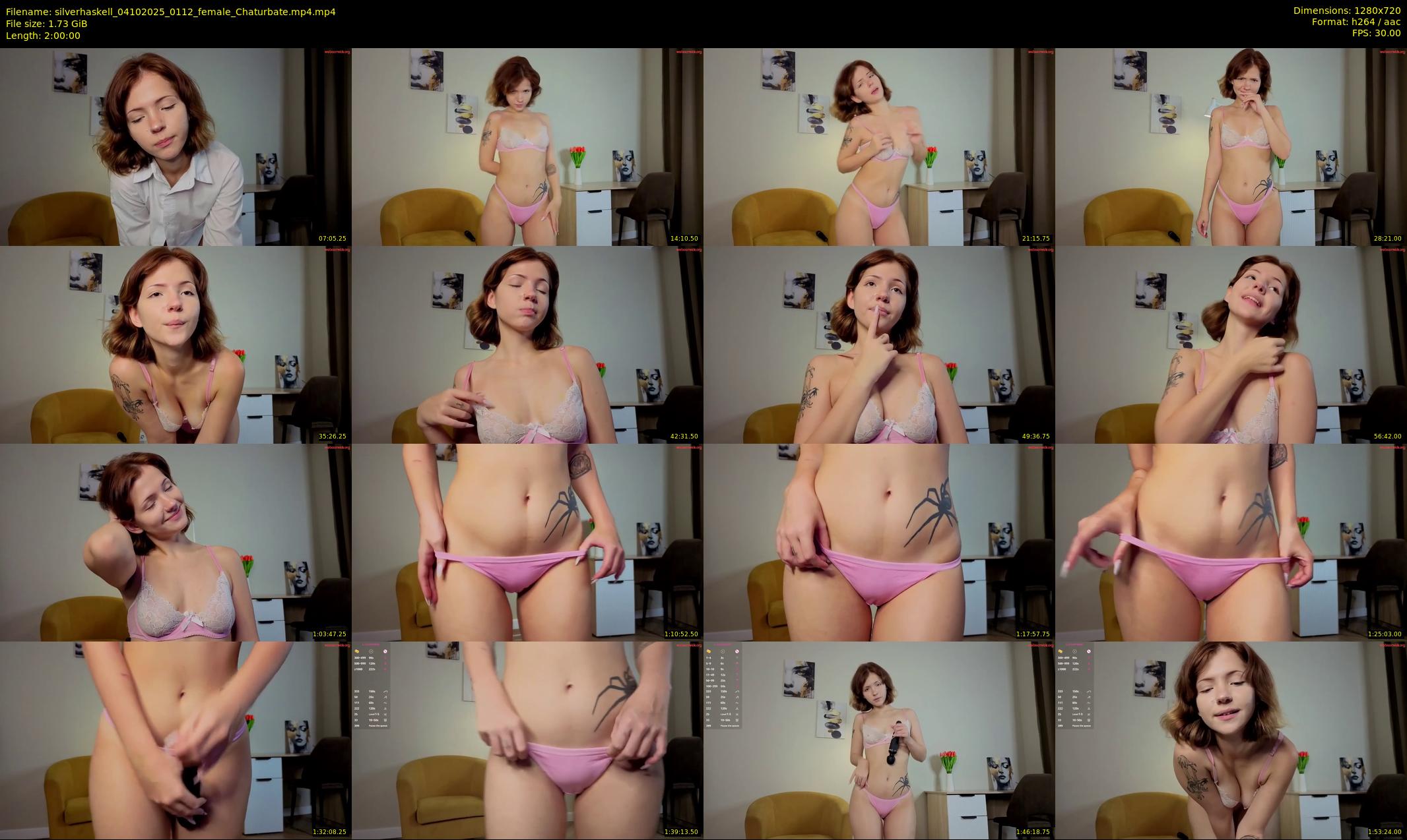silverhaskell — 120 minute Chaturbate female cam show recording, 720p, Oct 4, 2025