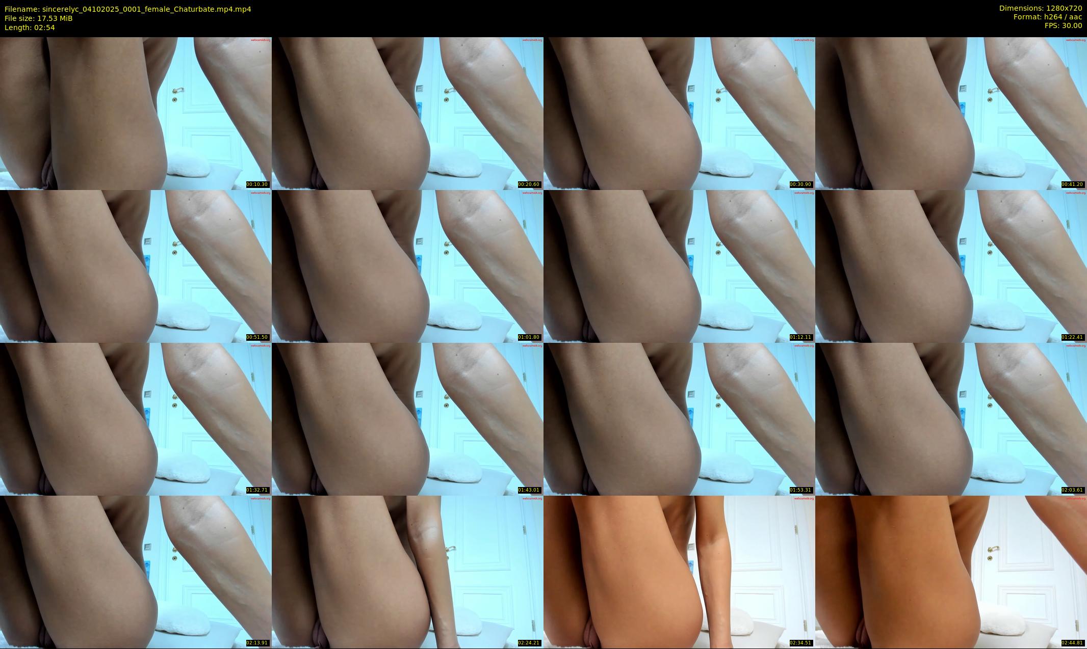 sincerelyc — 3 minute Chaturbate female cam show recording, 720p, Oct 4, 2025