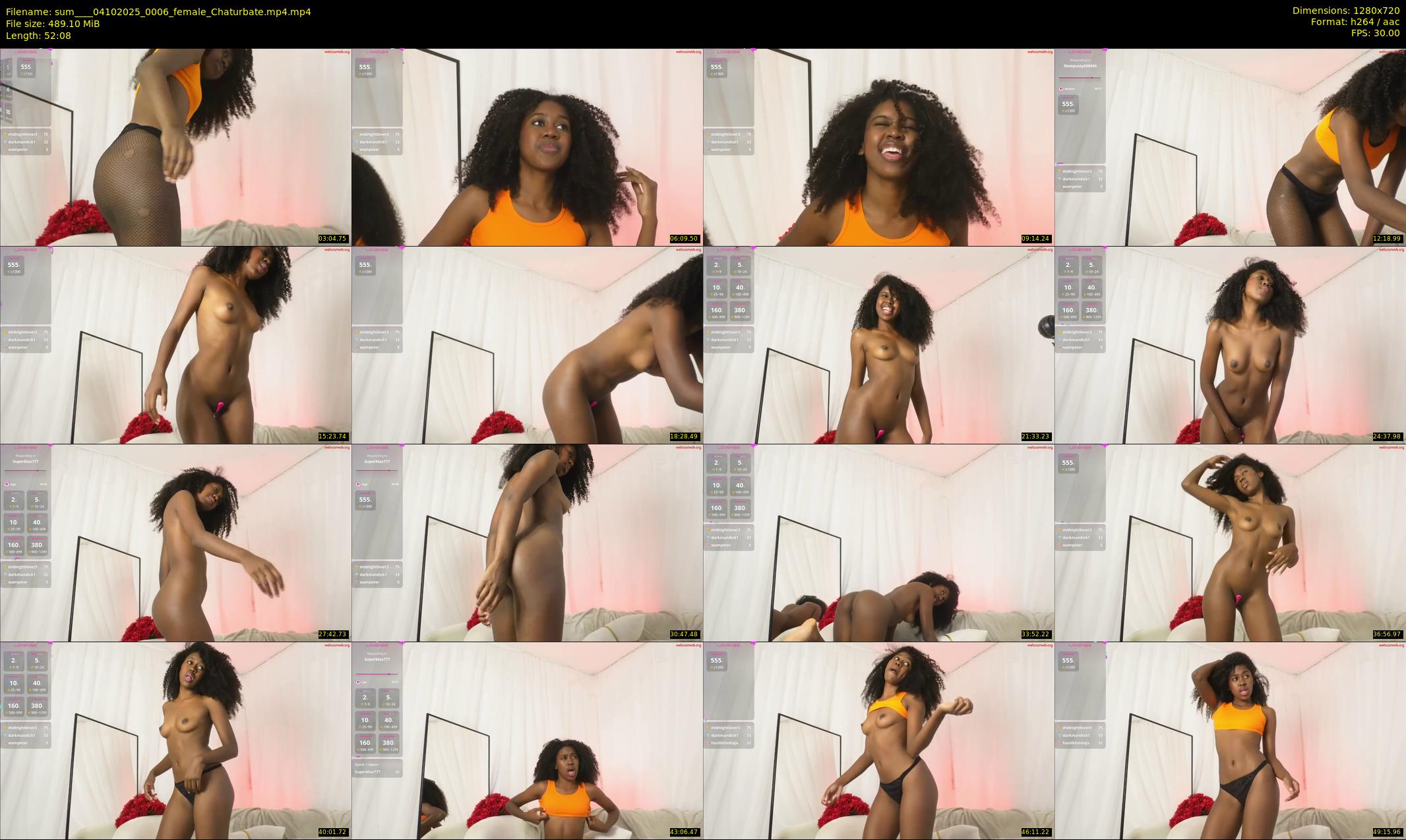sum___ — 53 minute Chaturbate female cam show recording, 720p, Oct 4, 2025
