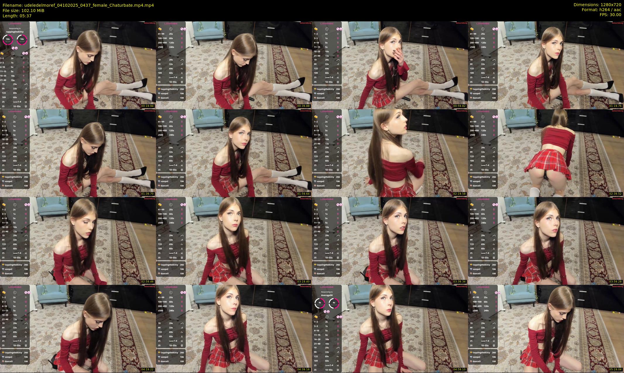 udeledelmoref — 6 minute Chaturbate female cam show recording, 720p, Oct 4, 2025
