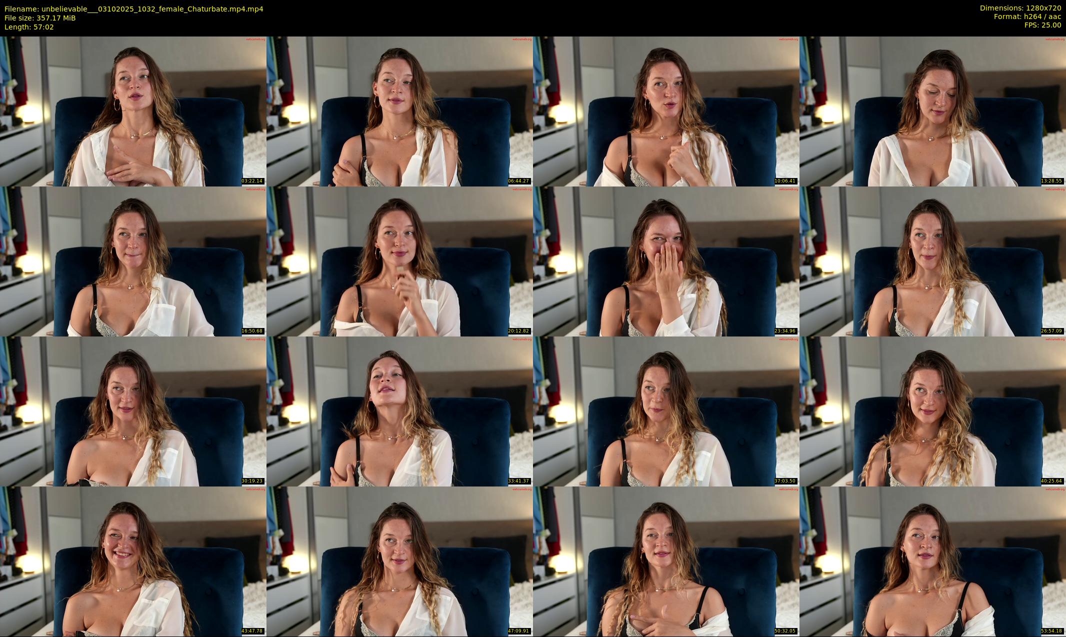 unbelievable__ — 58 minute Chaturbate female cam show recording, 720p, Oct 3, 2025