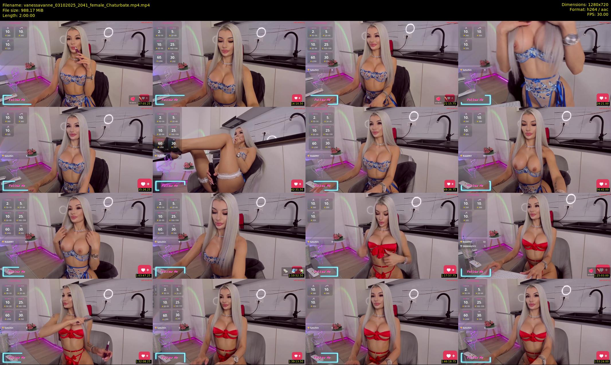 vanessavanne — 120 minute Chaturbate female cam show recording, 720p, Oct 3, 2025