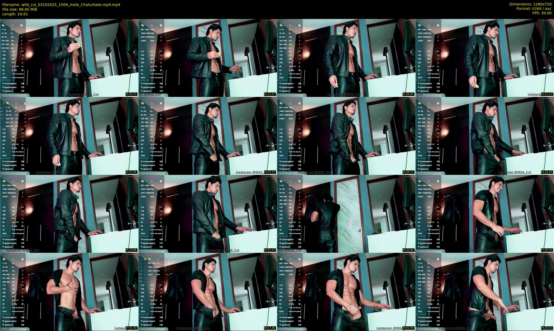 wild_col — 11 minute Chaturbate male cam show recording, 720p, Oct 3, 2025