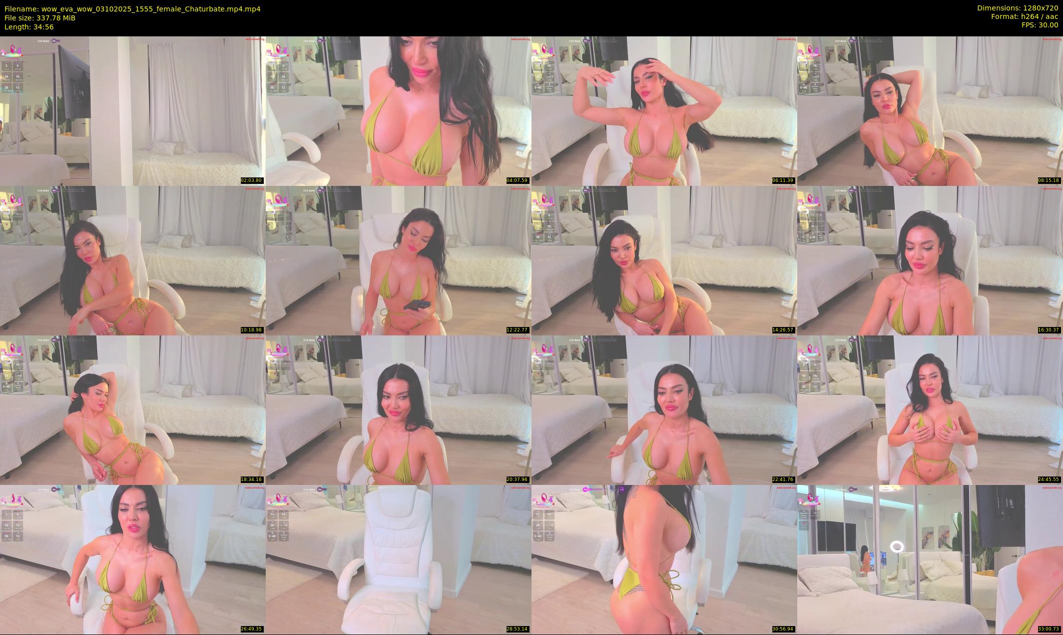 wow_eva_wow — 35 minute Chaturbate female cam show recording, 720p, Oct 3, 2025