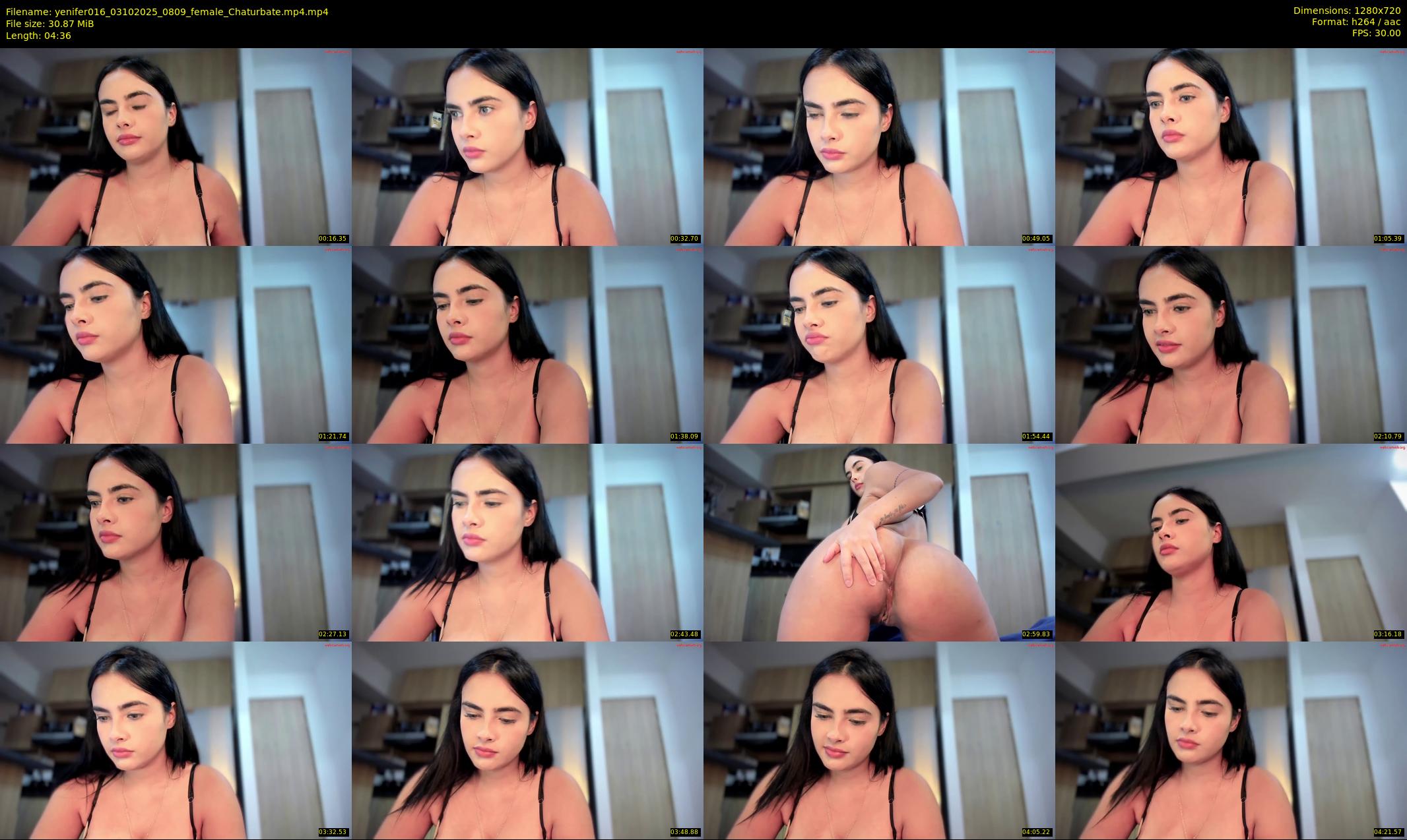 yenifer016 — 5 minute Chaturbate female cam show recording, 720p, Oct 3, 2025