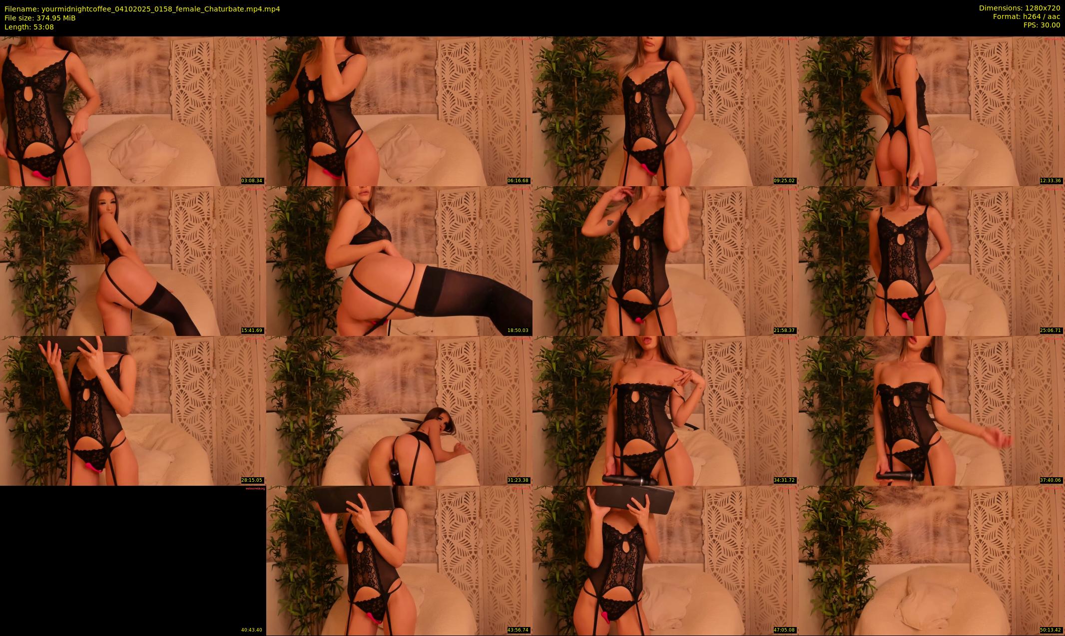 yourmidnightcoffee — 54 minute Chaturbate female cam show recording, 720p, Oct 4, 2025