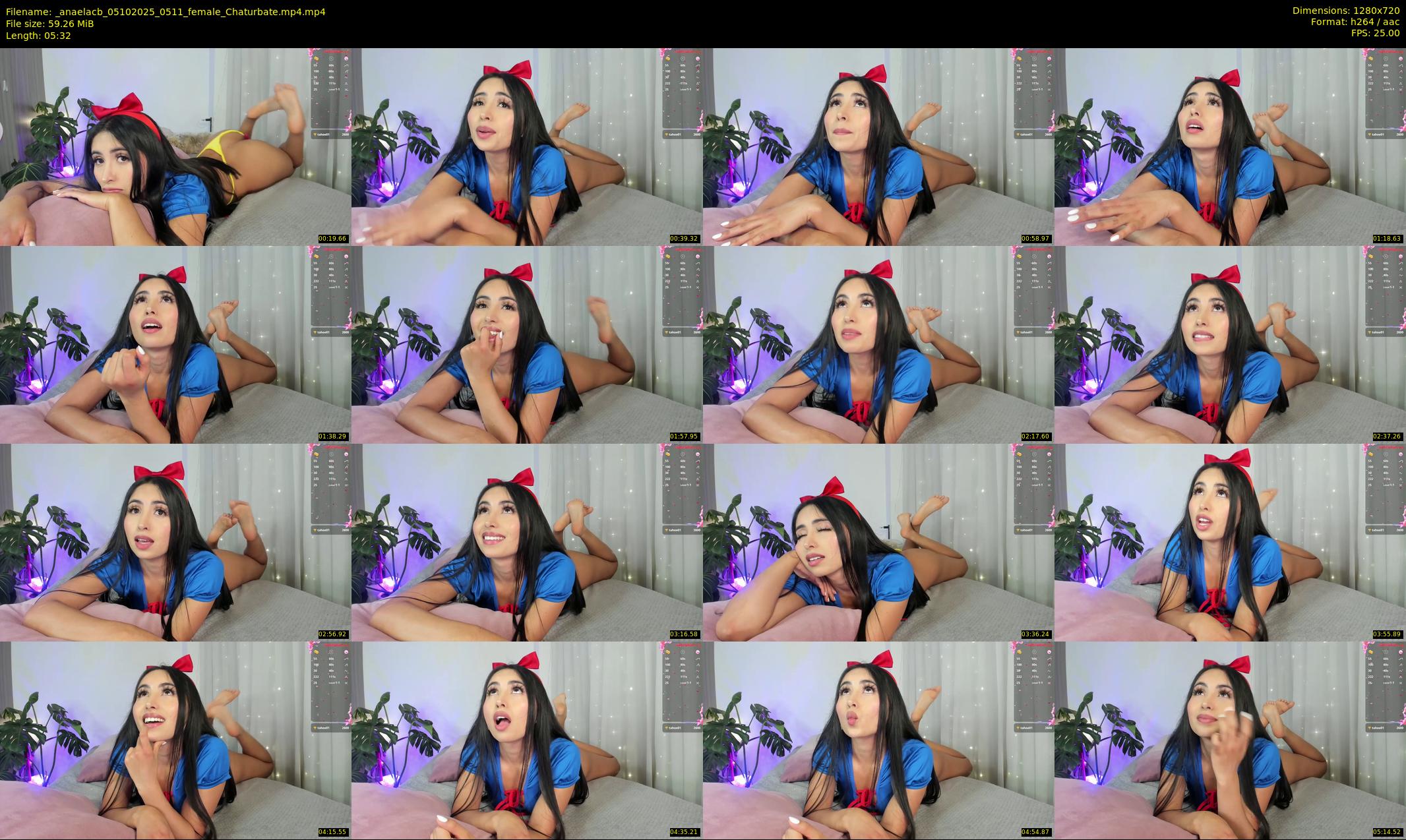 _anaelacb — 6 minute Chaturbate female cam show recording, 720p, Oct 5, 2025