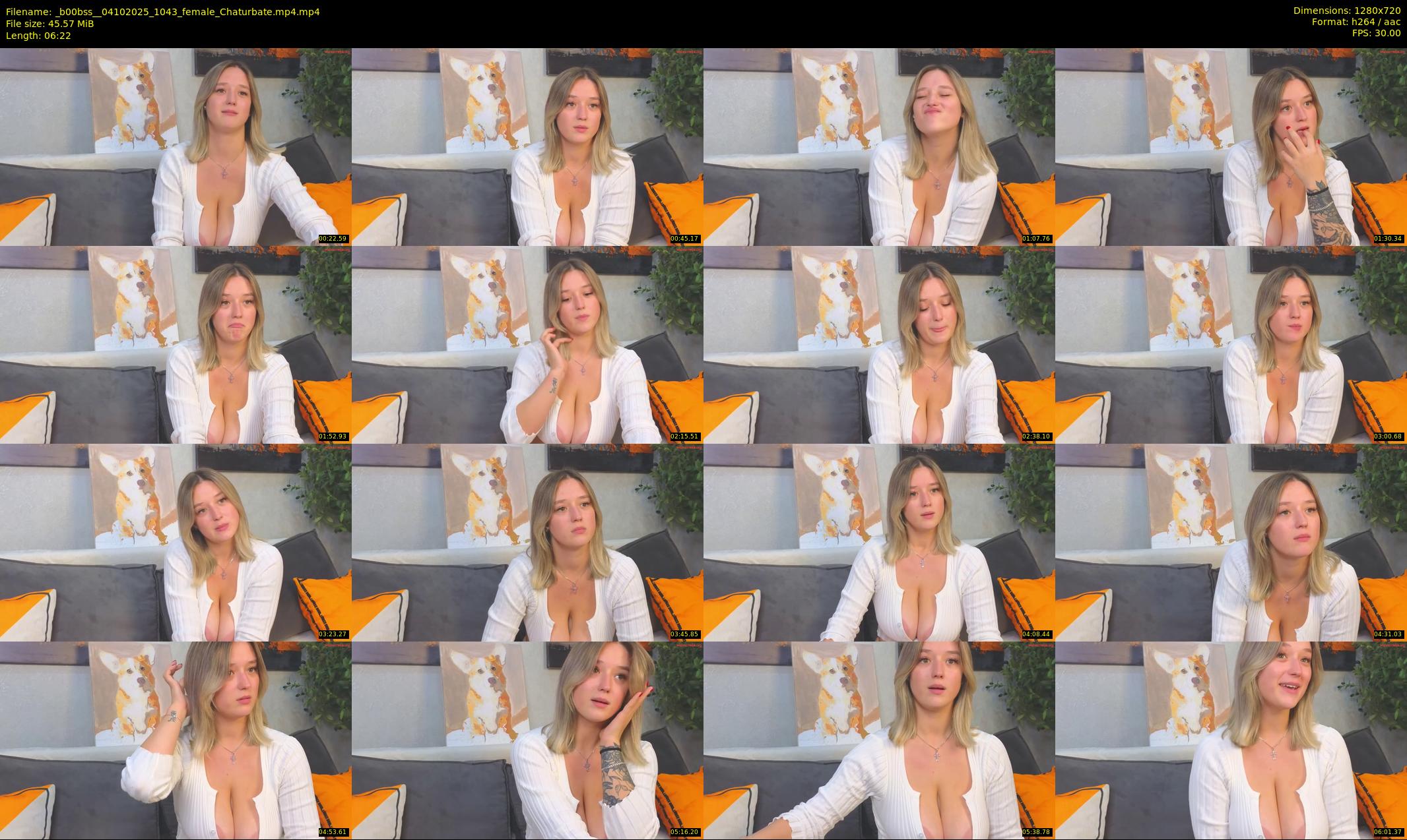 _b00bss_ — 7 minute Chaturbate female cam show recording, 720p, Oct 4, 2025