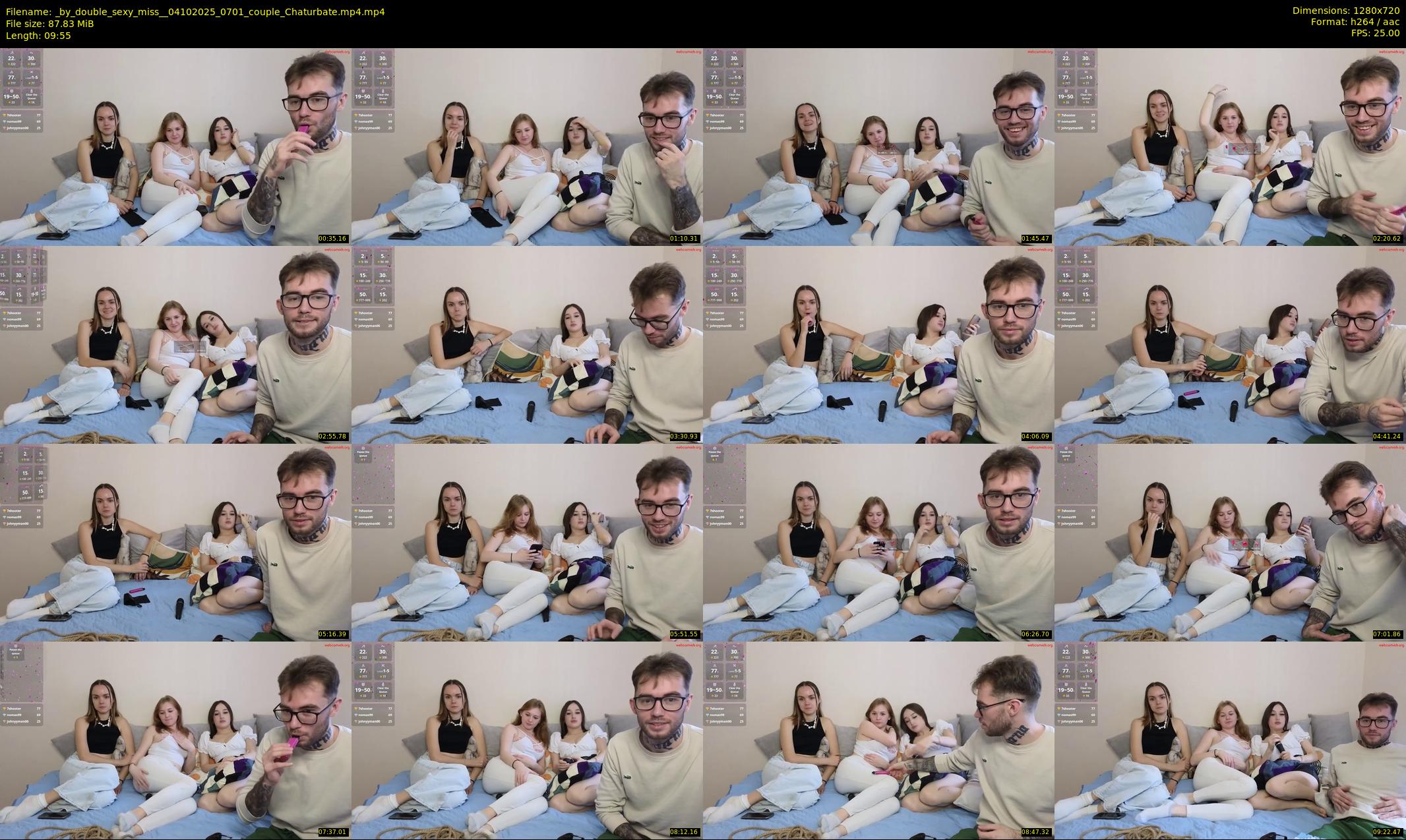 _by_double_sexy_miss_ — 10 minute Chaturbate couple cam show recording, 720p, Oct 4, 2025