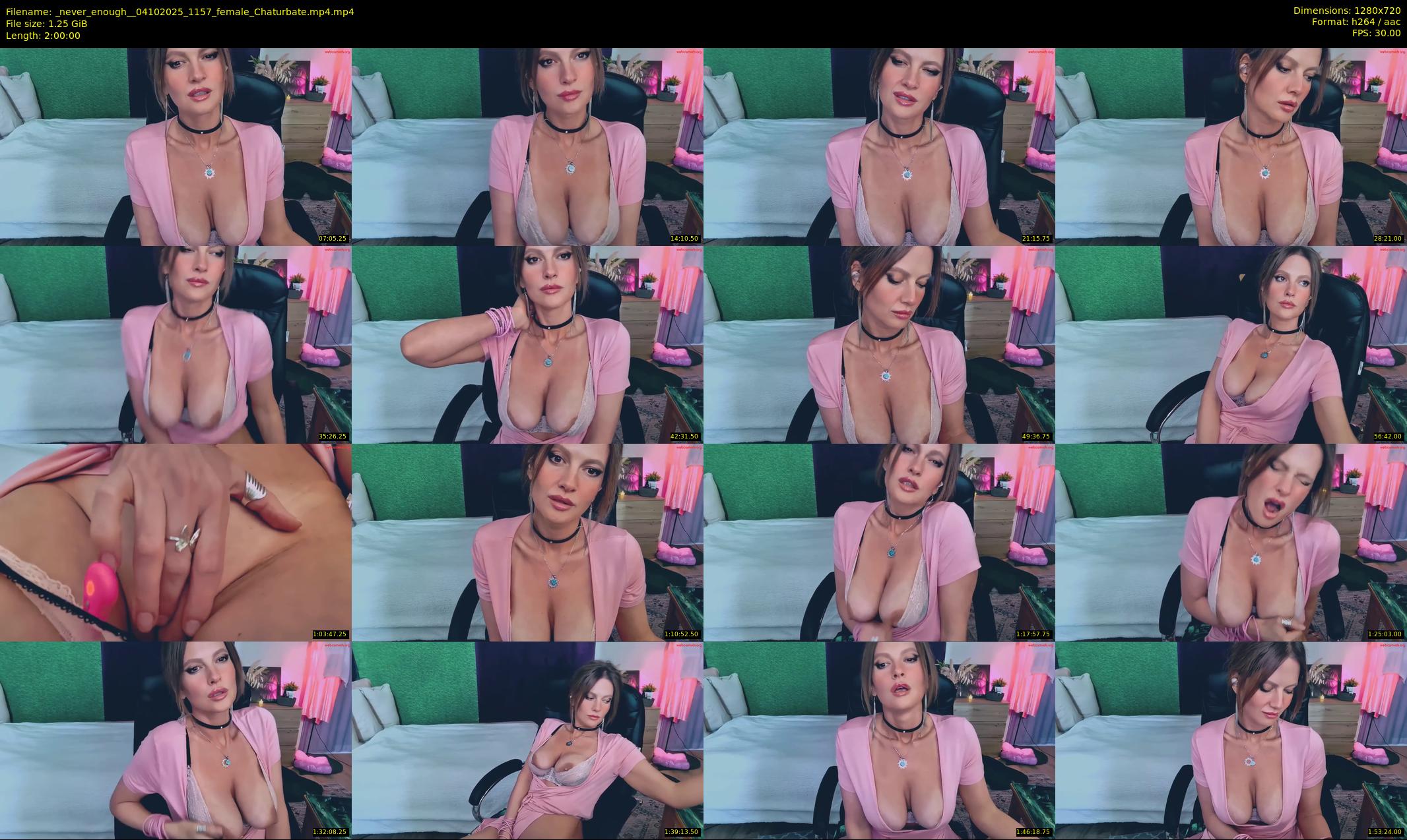 _never_enough_ — 120 minute Chaturbate female cam show recording, 720p, Oct 4, 2025