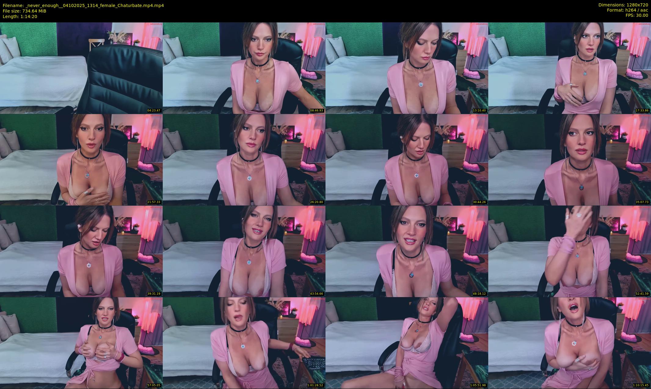 _never_enough_ — 75 minute Chaturbate female cam show recording, 720p, Oct 4, 2025