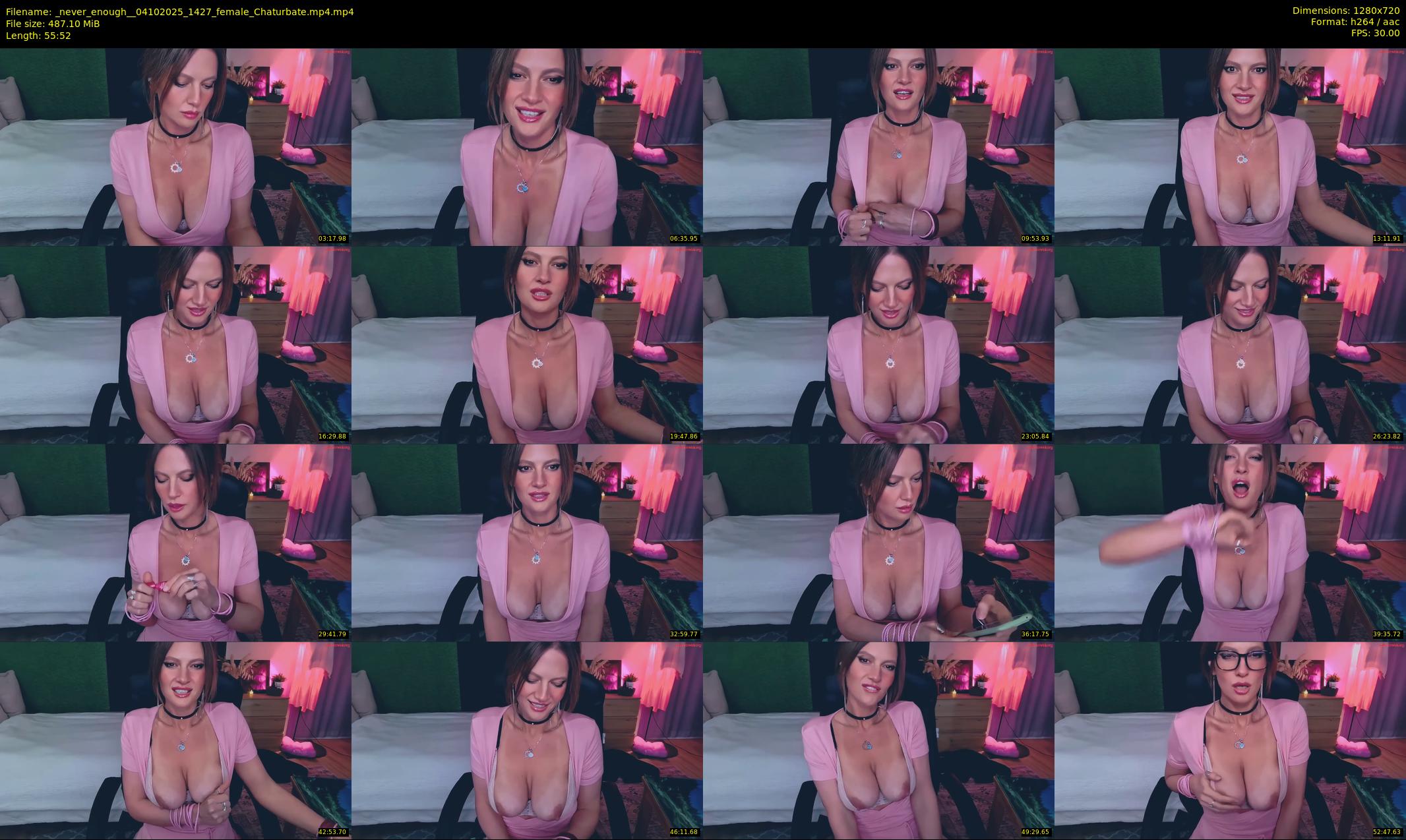 _never_enough_ — 56 minute Chaturbate female cam show recording, 720p, Oct 4, 2025