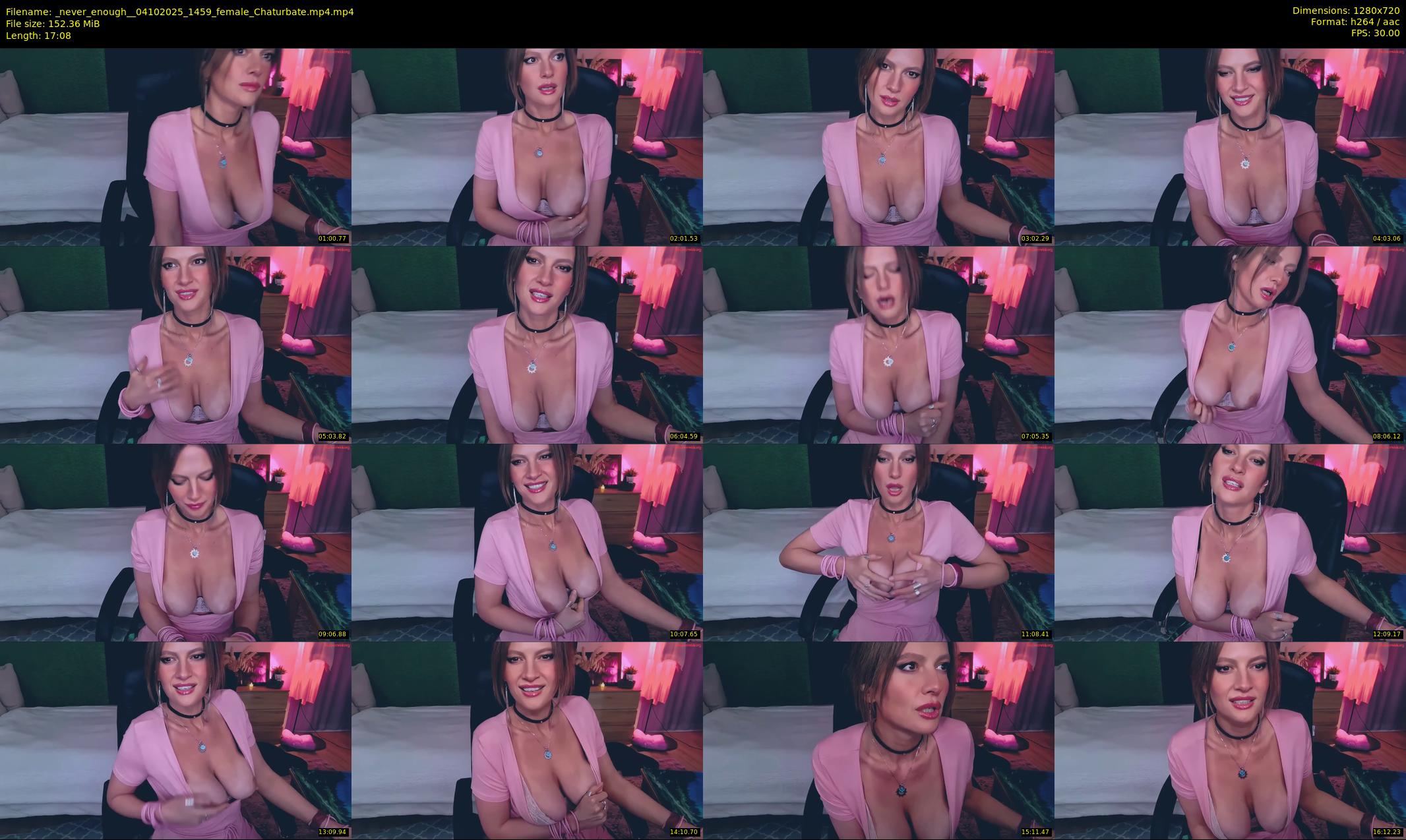 _never_enough_ — 18 minute Chaturbate female cam show recording, 720p, Oct 4, 2025