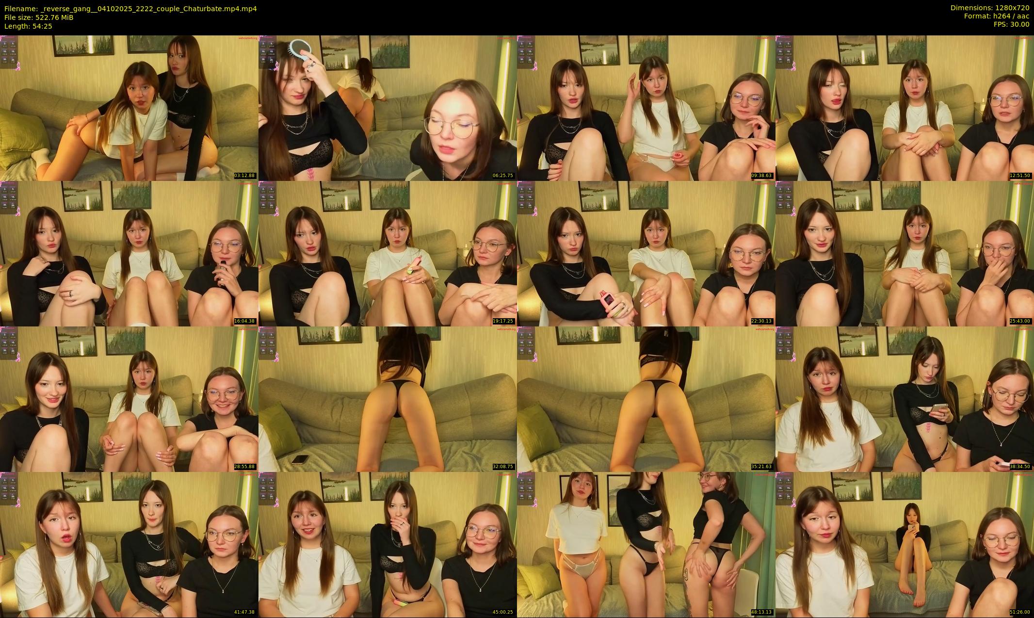_reverse_gang_ — 55 minute Chaturbate couple cam show recording, 720p, Oct 4, 2025