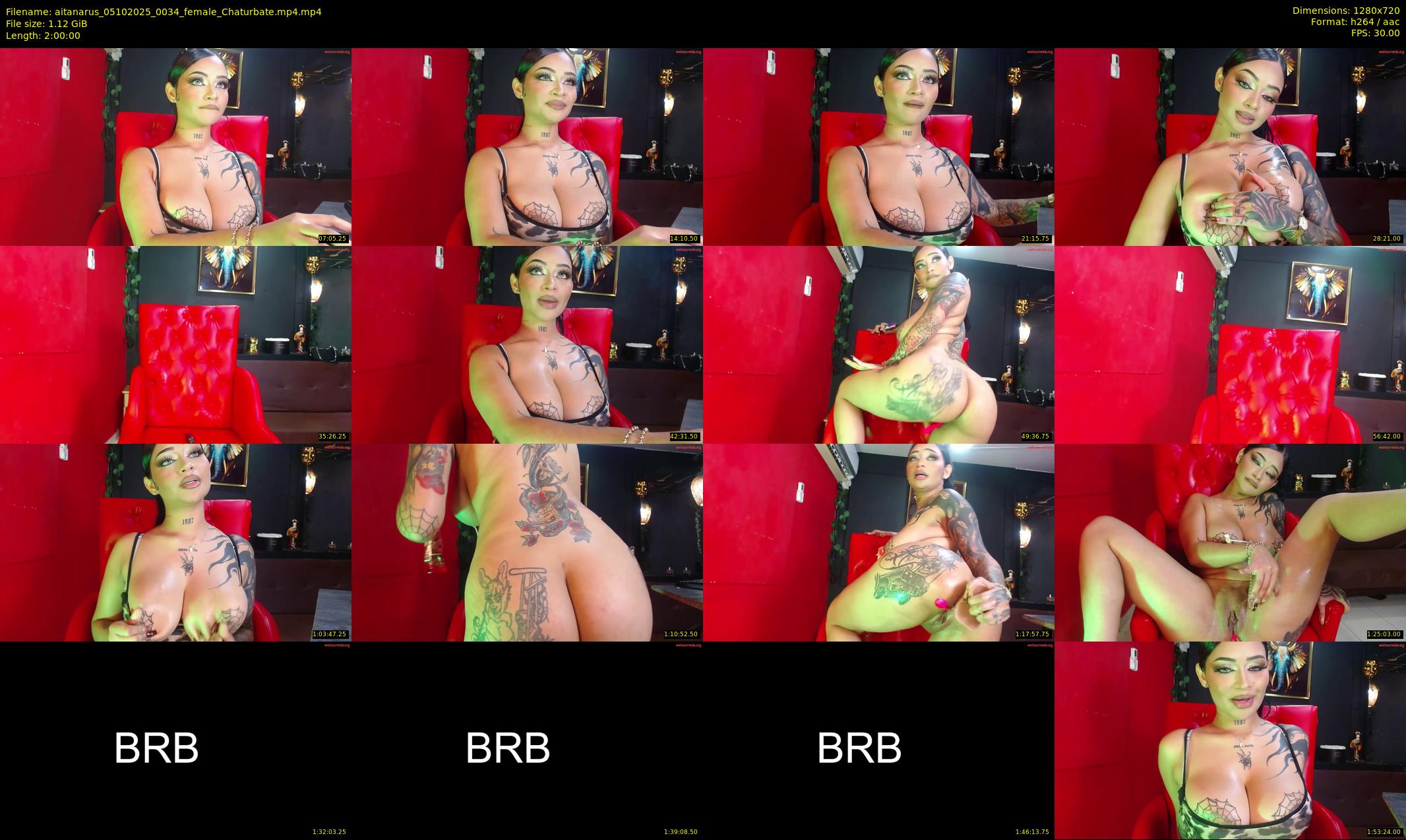 aitanarus — 120 minute Chaturbate female cam show recording, 720p, Oct 5, 2025