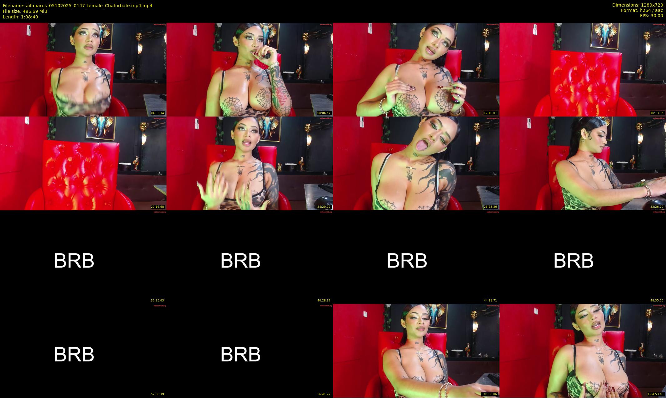 aitanarus — 69 minute Chaturbate female cam show recording, 720p, Oct 5, 2025