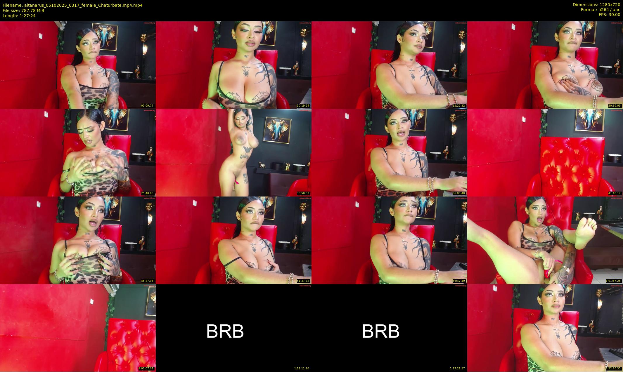 aitanarus — 88 minute Chaturbate female cam show recording, 720p, Oct 5, 2025