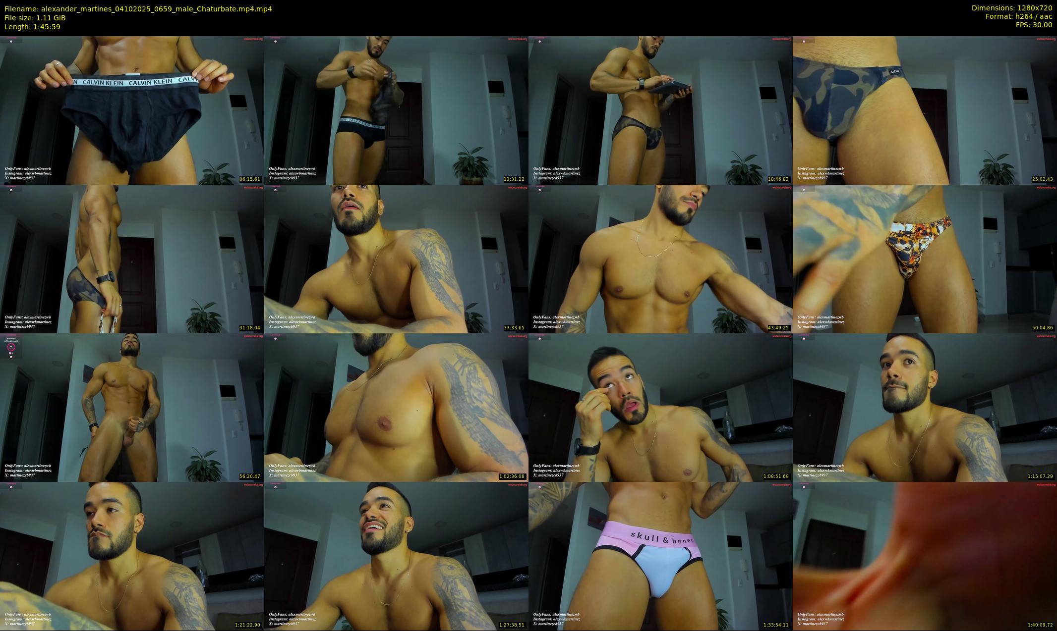 alexander_martines — 106 minute Chaturbate male cam show recording, 720p, Oct 4, 2025