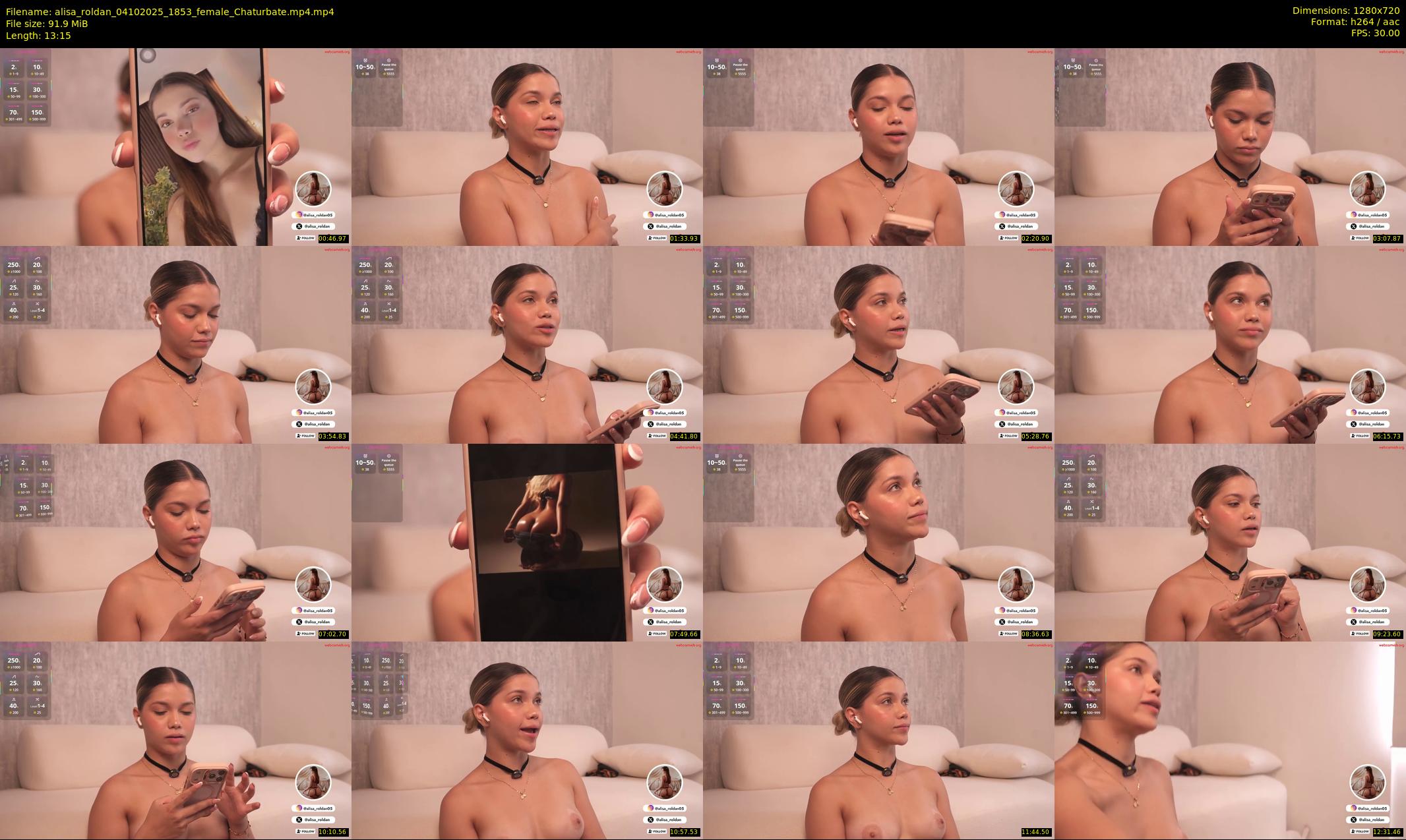 alisa_roldan — 14 minute Chaturbate female cam show recording, 720p, Oct 4, 2025