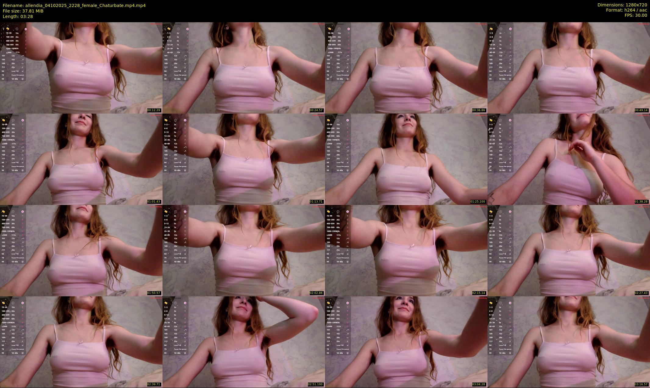 allendia — 4 minute Chaturbate female cam show recording, 720p, Oct 4, 2025