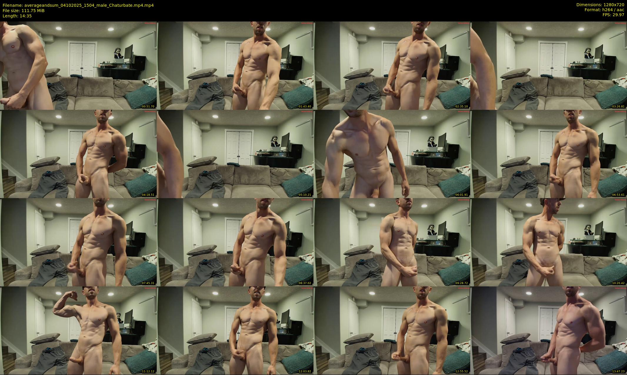averageandsum — 15 minute Chaturbate male cam show recording, 720p, Oct 4, 2025