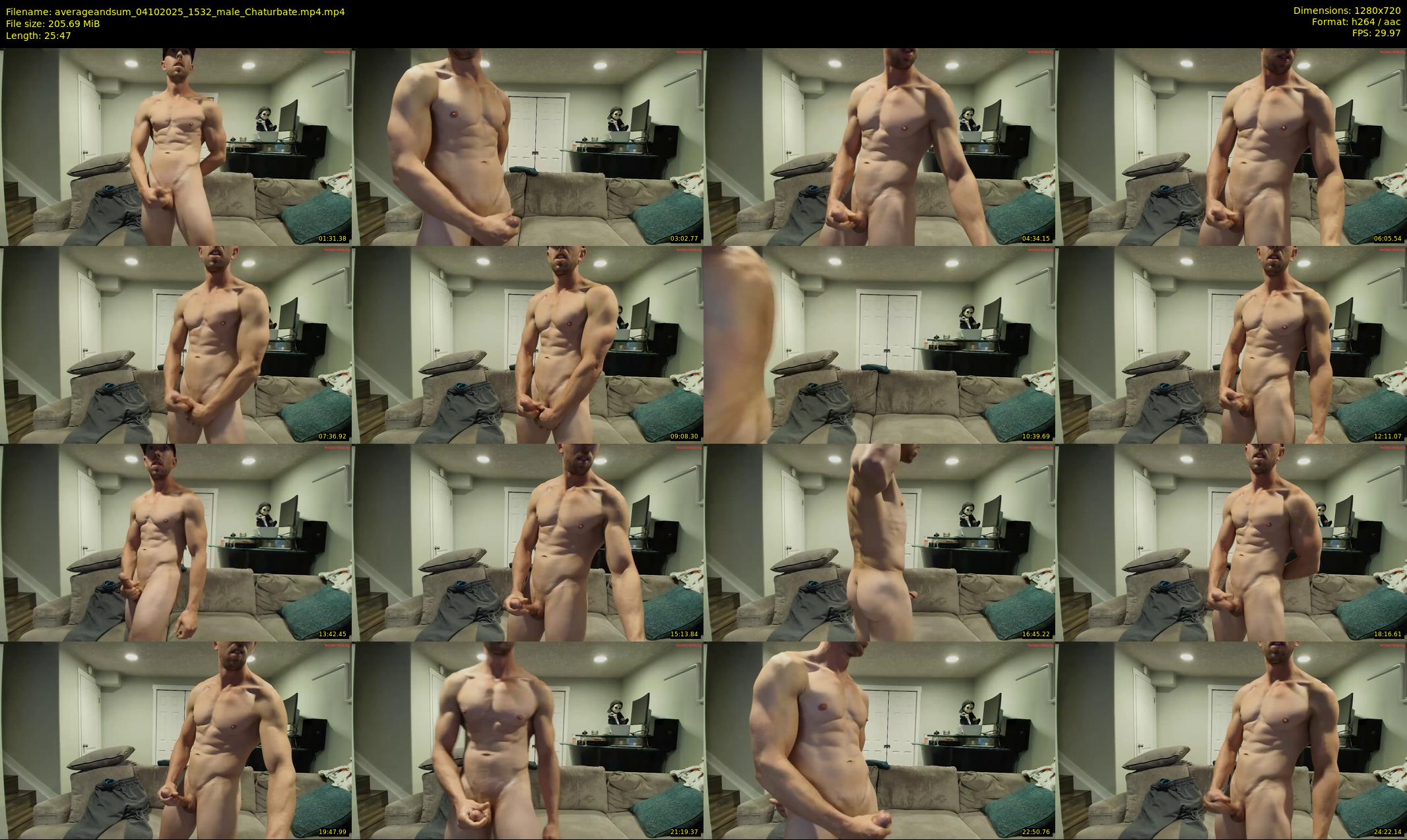 averageandsum — 26 minute Chaturbate male cam show recording, 720p, Oct 4, 2025