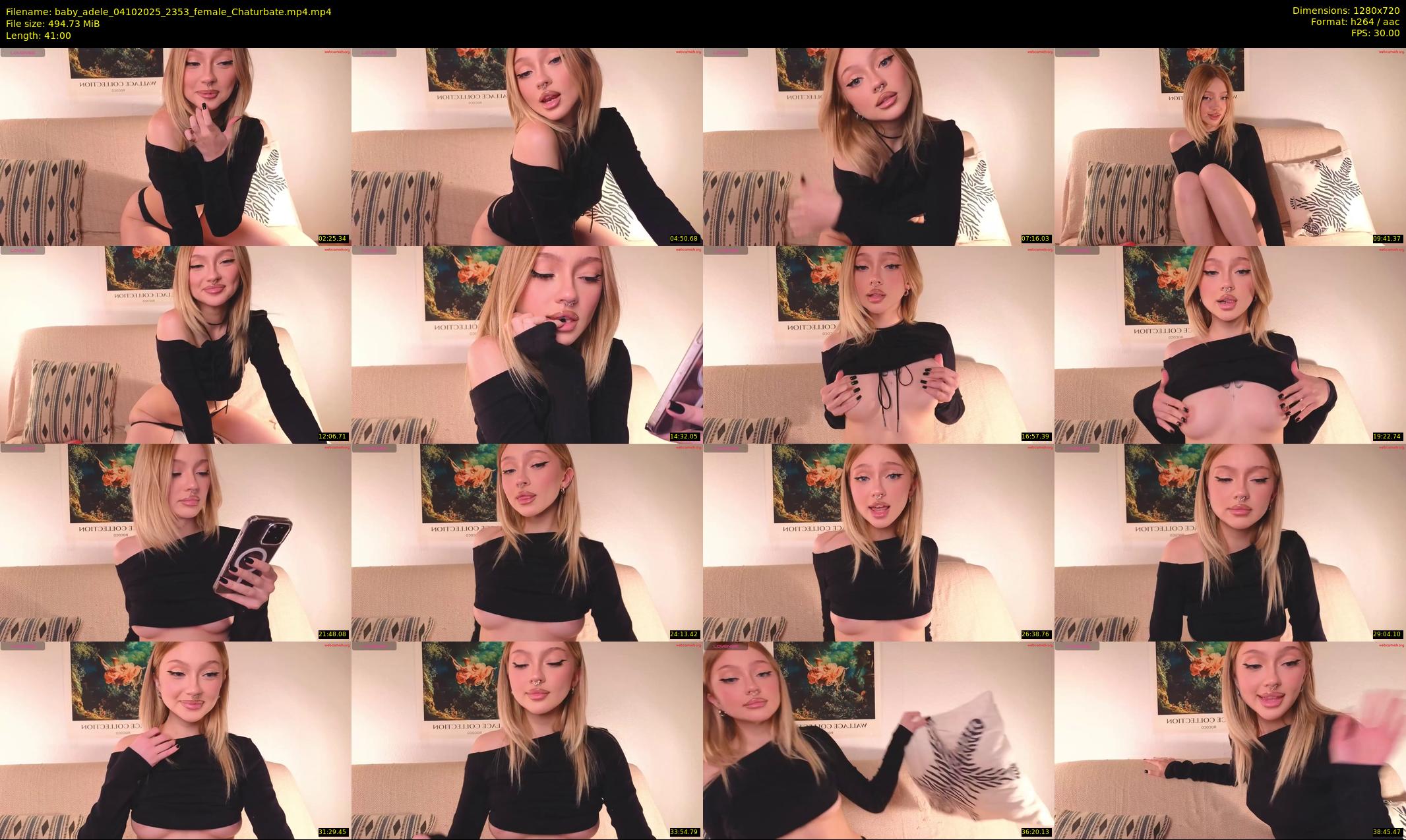 baby_adele — 41 minute Chaturbate female cam show recording, 720p, Oct 4, 2025