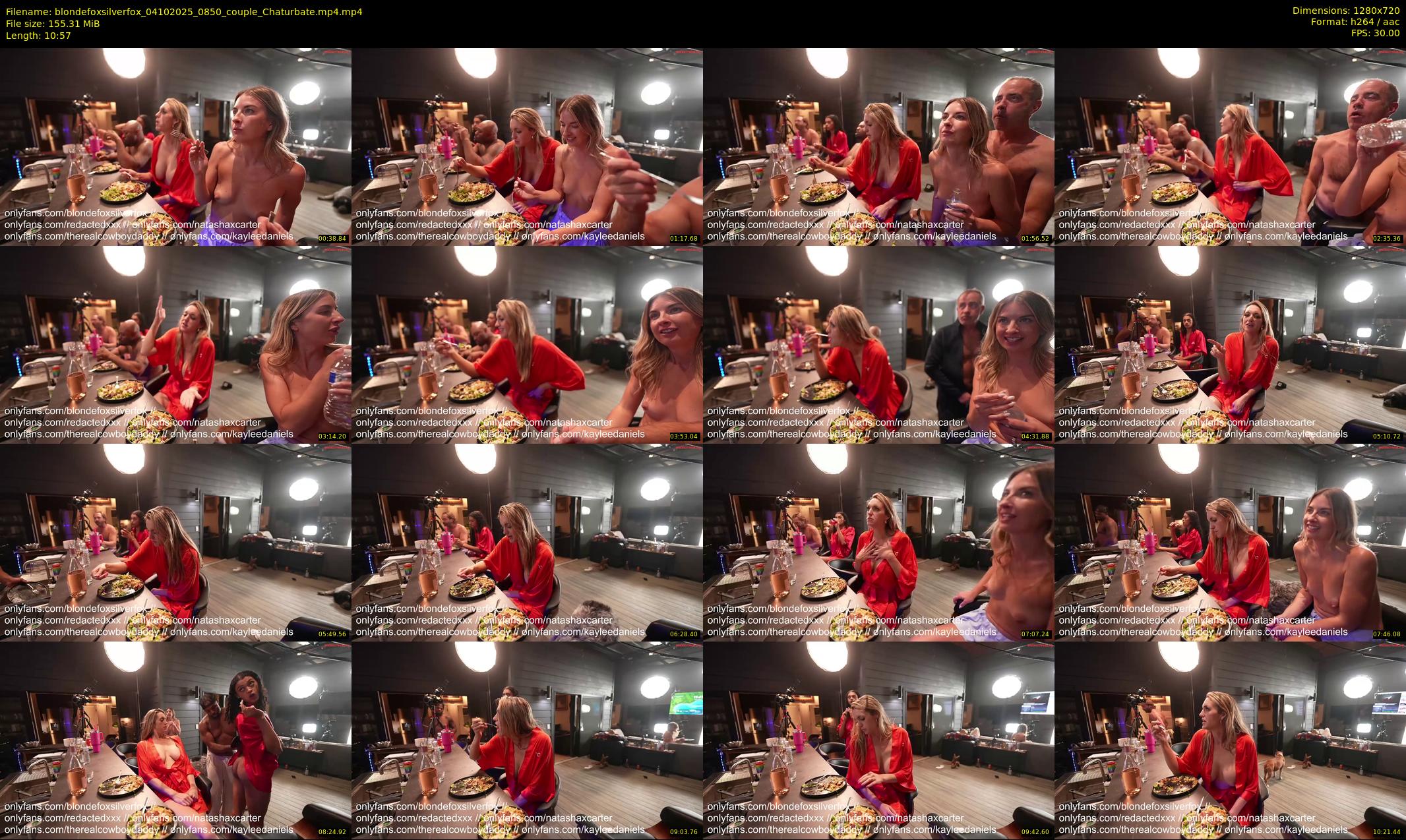 blondefoxsilverfox — 11 minute Chaturbate couple cam show recording, 720p, Oct 4, 2025