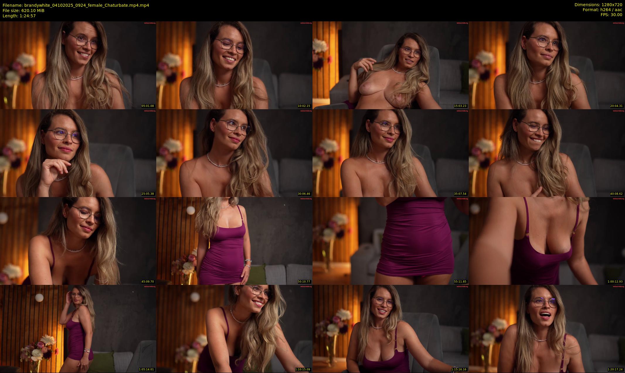 brandywhite — 85 minute Chaturbate female cam show recording, 720p, Oct 4, 2025