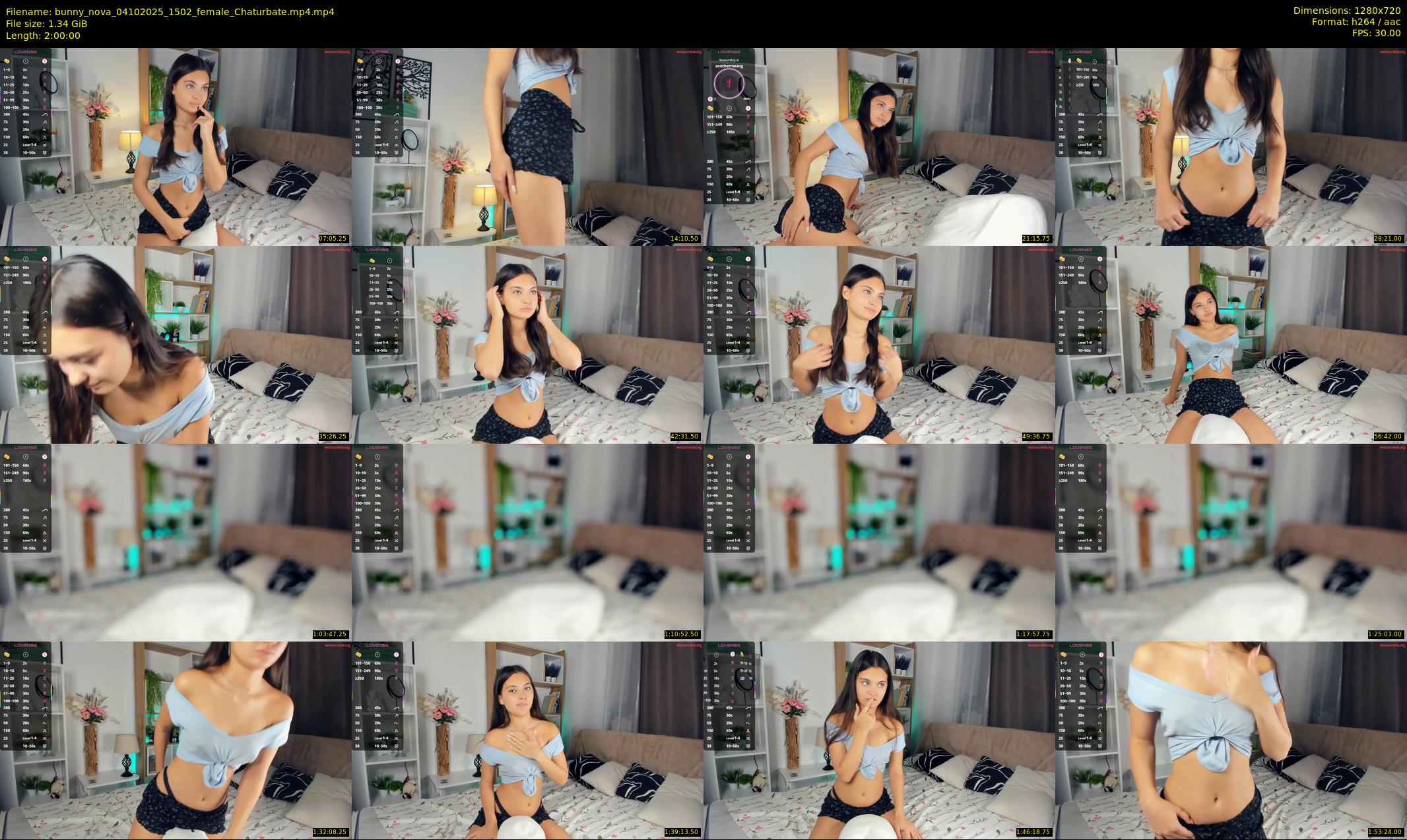 bunny_nova — 120 minute Chaturbate female cam show recording, 720p, Oct 4, 2025