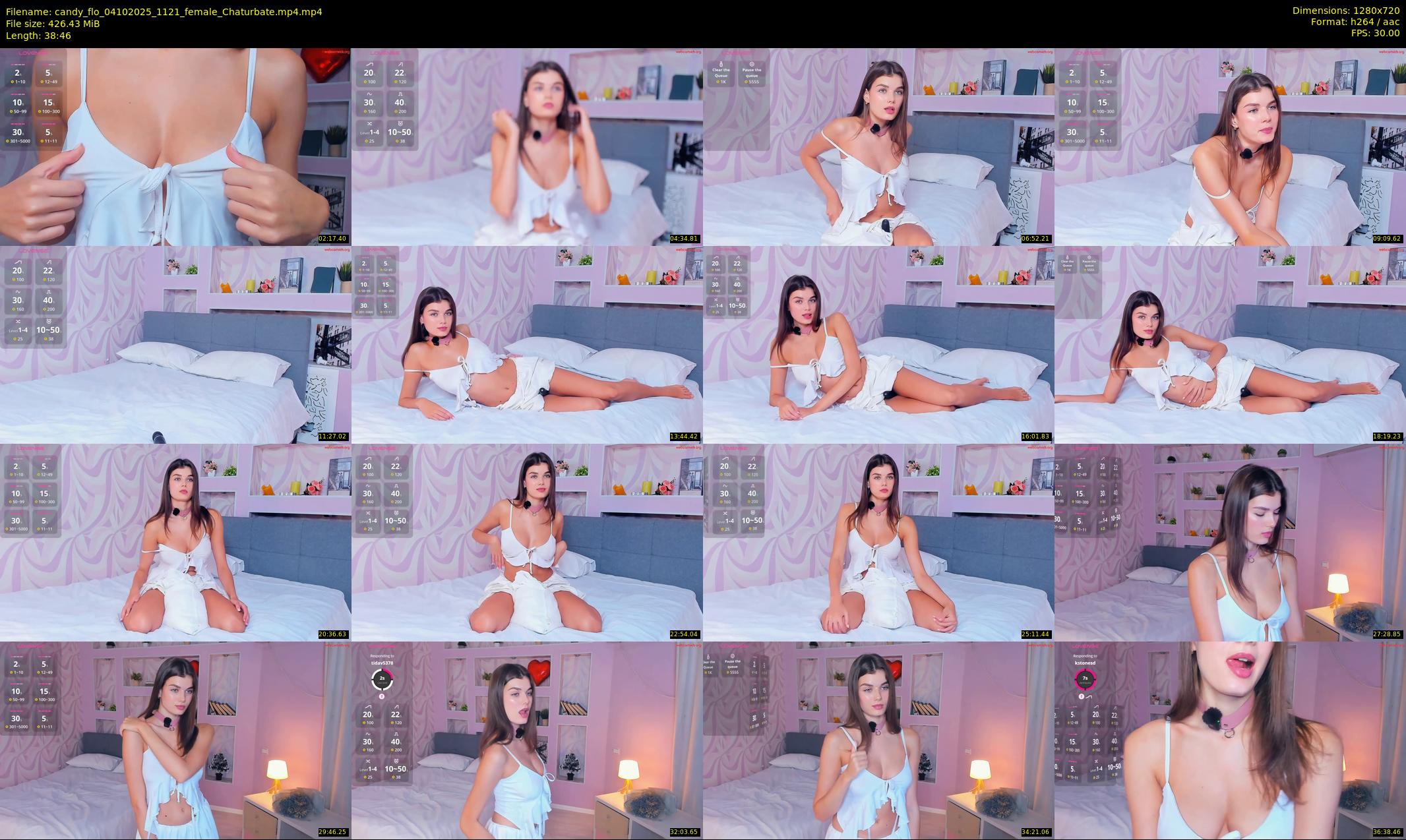 candy_flo — 39 minute Chaturbate female cam show recording, 720p, Oct 4, 2025