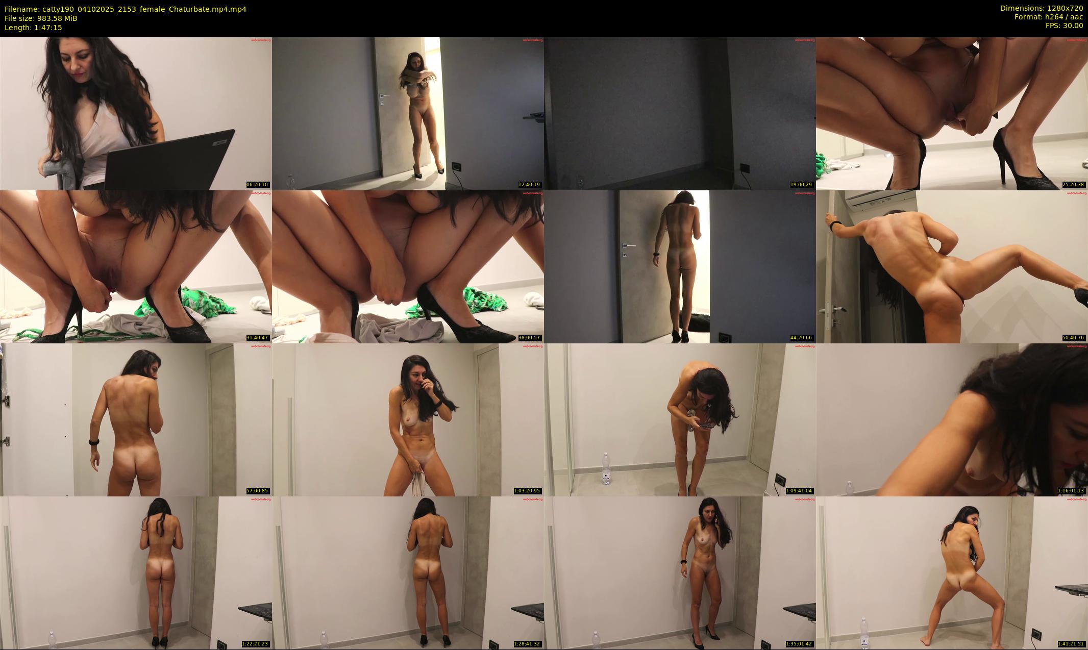 catty190 — 108 minute Chaturbate female cam show recording, 720p, Oct 4, 2025