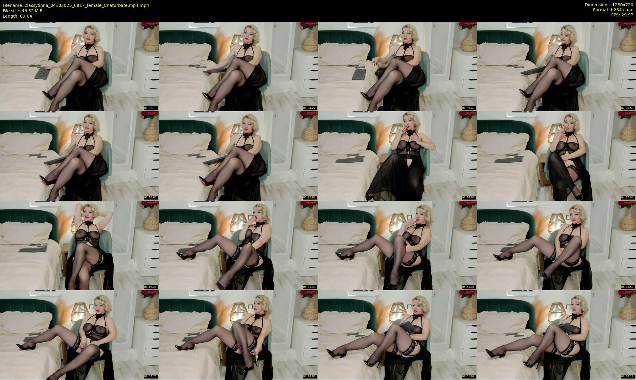 classytinna — 10 minute Chaturbate female cam show recording, 720p, Oct 4, 2025