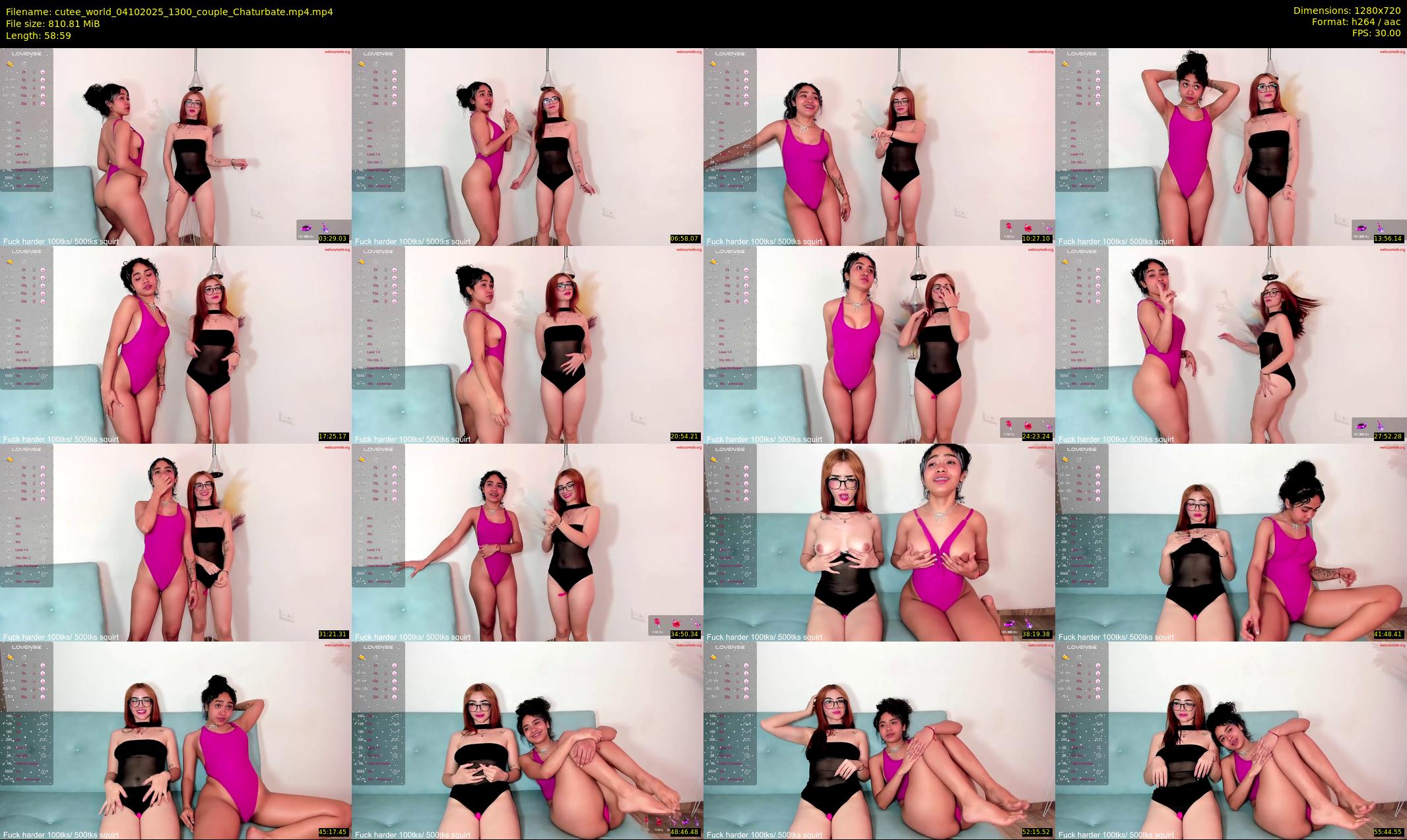 cutee_world — 59 minute Chaturbate female cam show recording, 720p, Oct 4, 2025