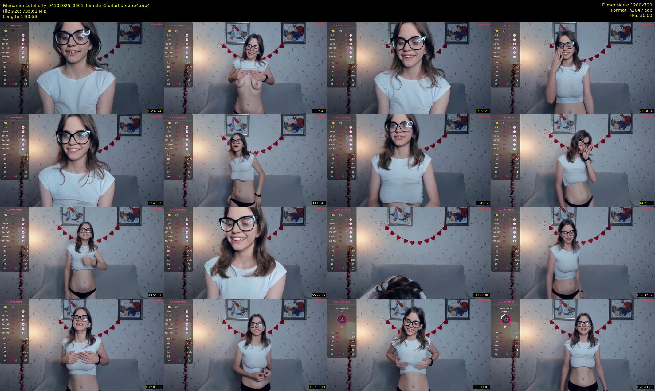 cutefluffy — 94 minute Chaturbate female cam show recording, 720p, Oct 4, 2025