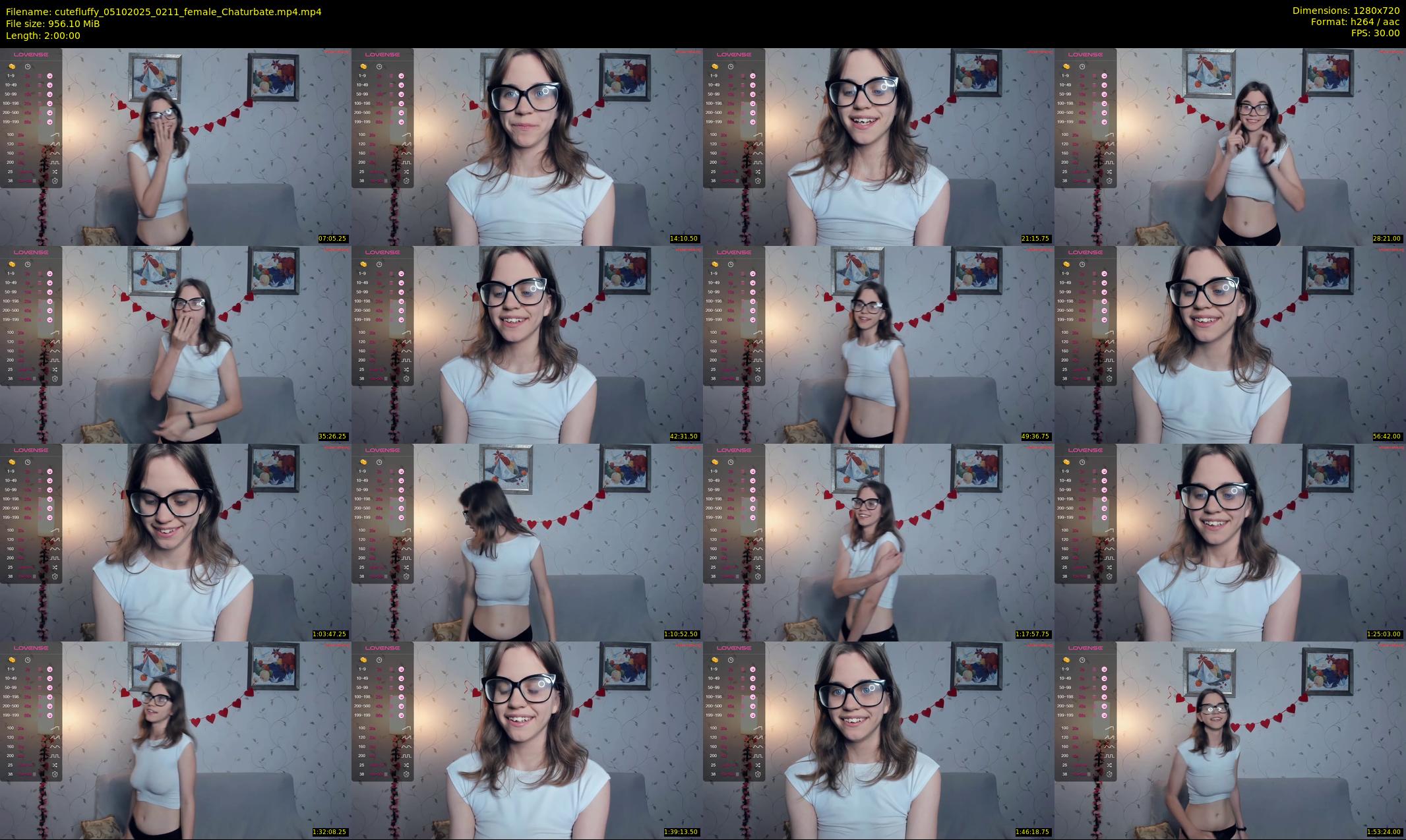 cutefluffy — 120 minute Chaturbate female cam show recording, 720p, Oct 5, 2025