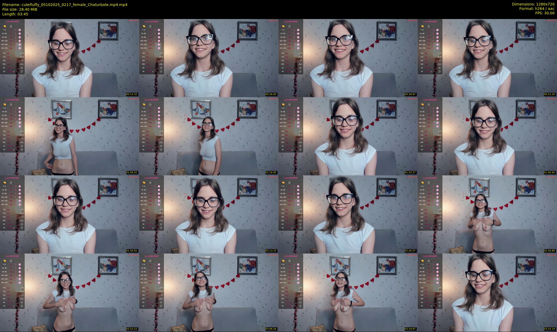 cutefluffy — 4 minute Chaturbate female cam show recording, 720p, Oct 5, 2025