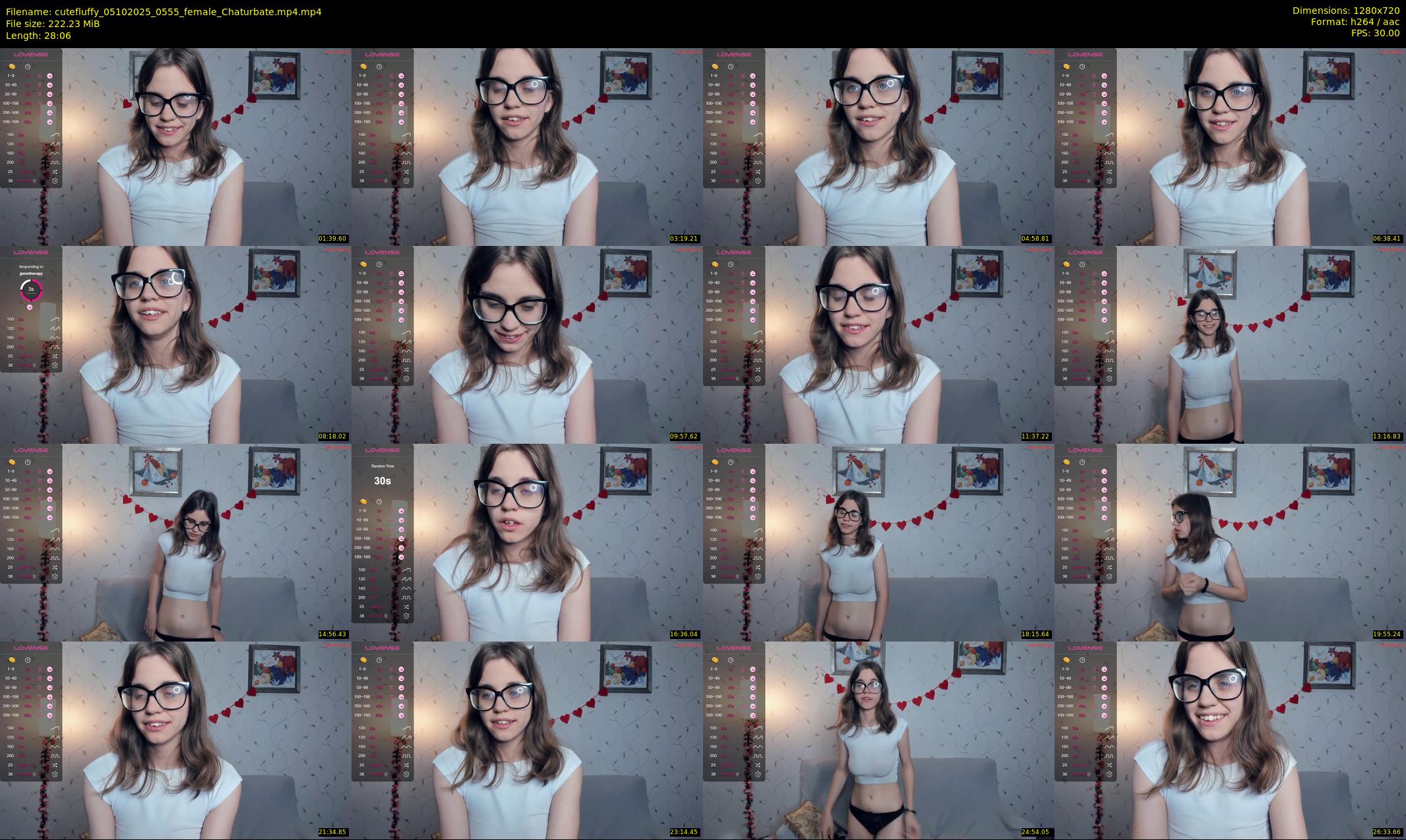 cutefluffy — 29 minute Chaturbate female cam show recording, 720p, Oct 5, 2025